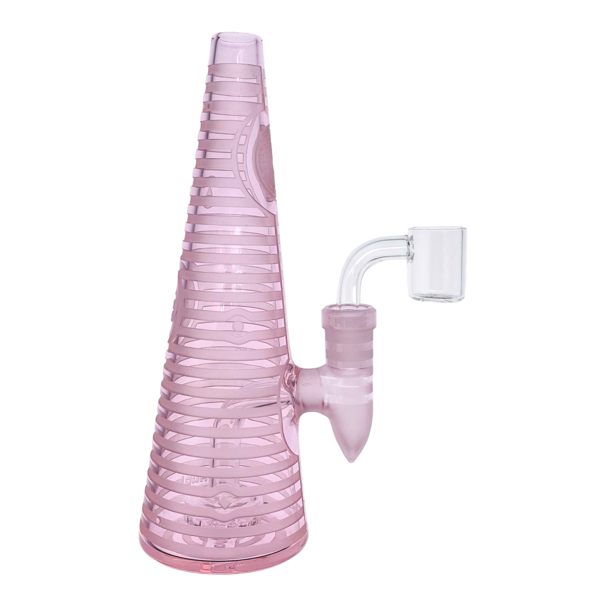 Milkyway Glass - Oculus 8″ Dab Rig - Pink