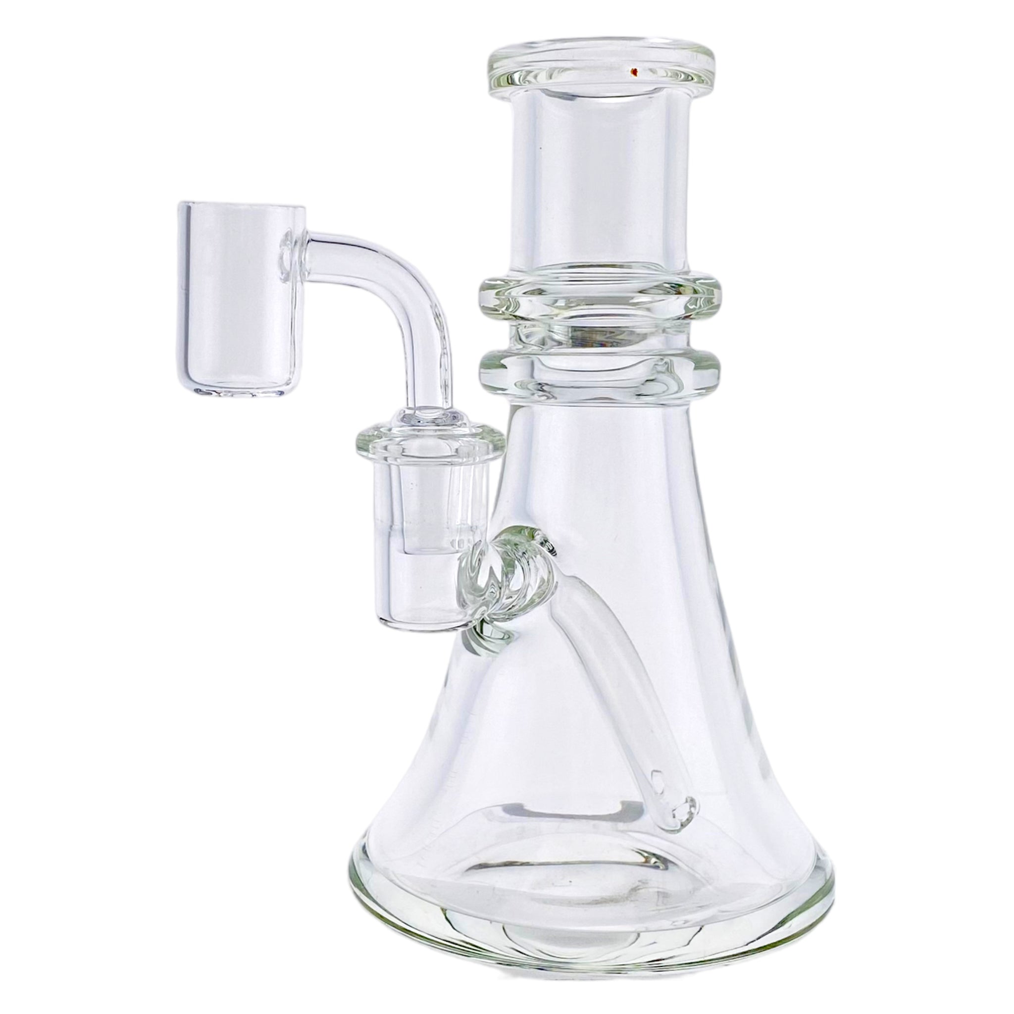 Thick Clear Mini Tube Dab Rig