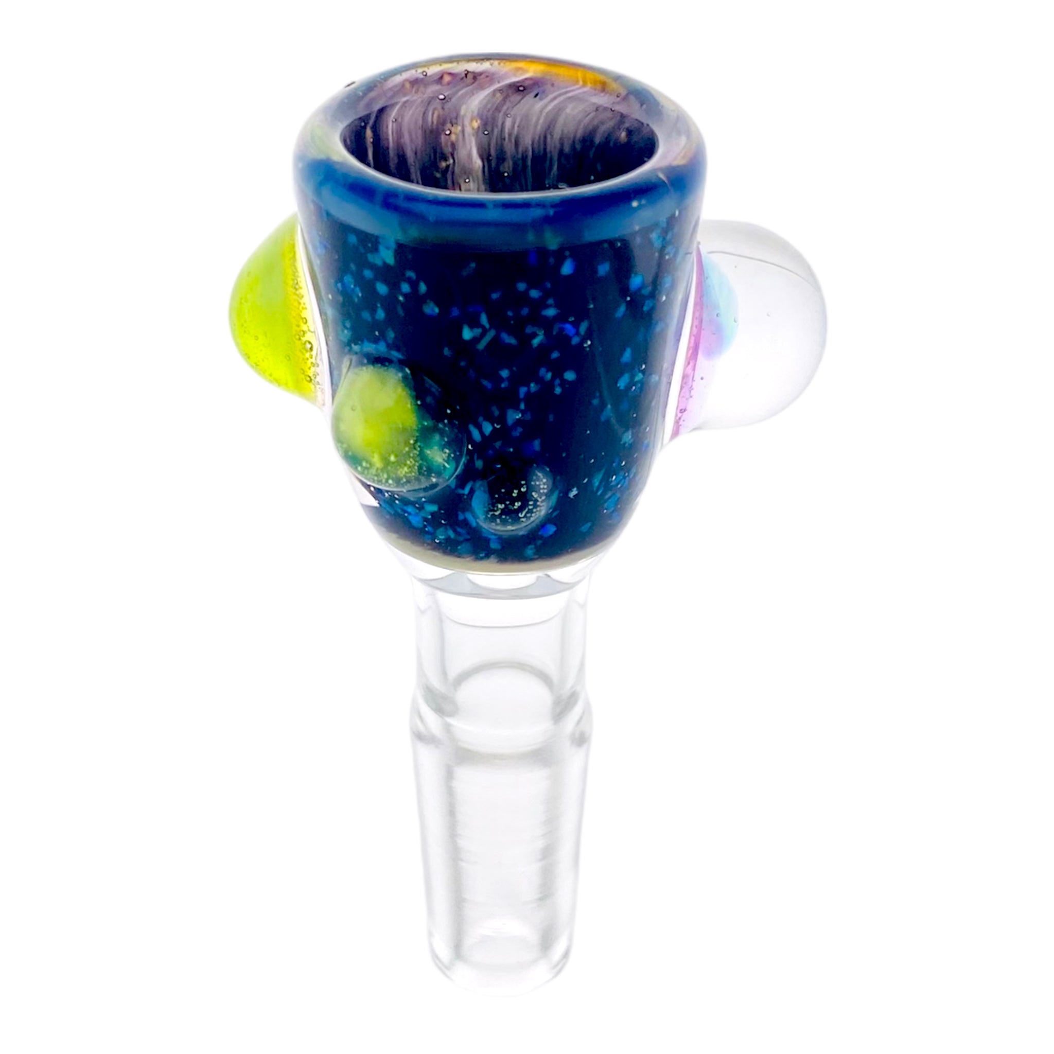 Arko Glass - 10mm Flower Bowl With Crushed Opal
