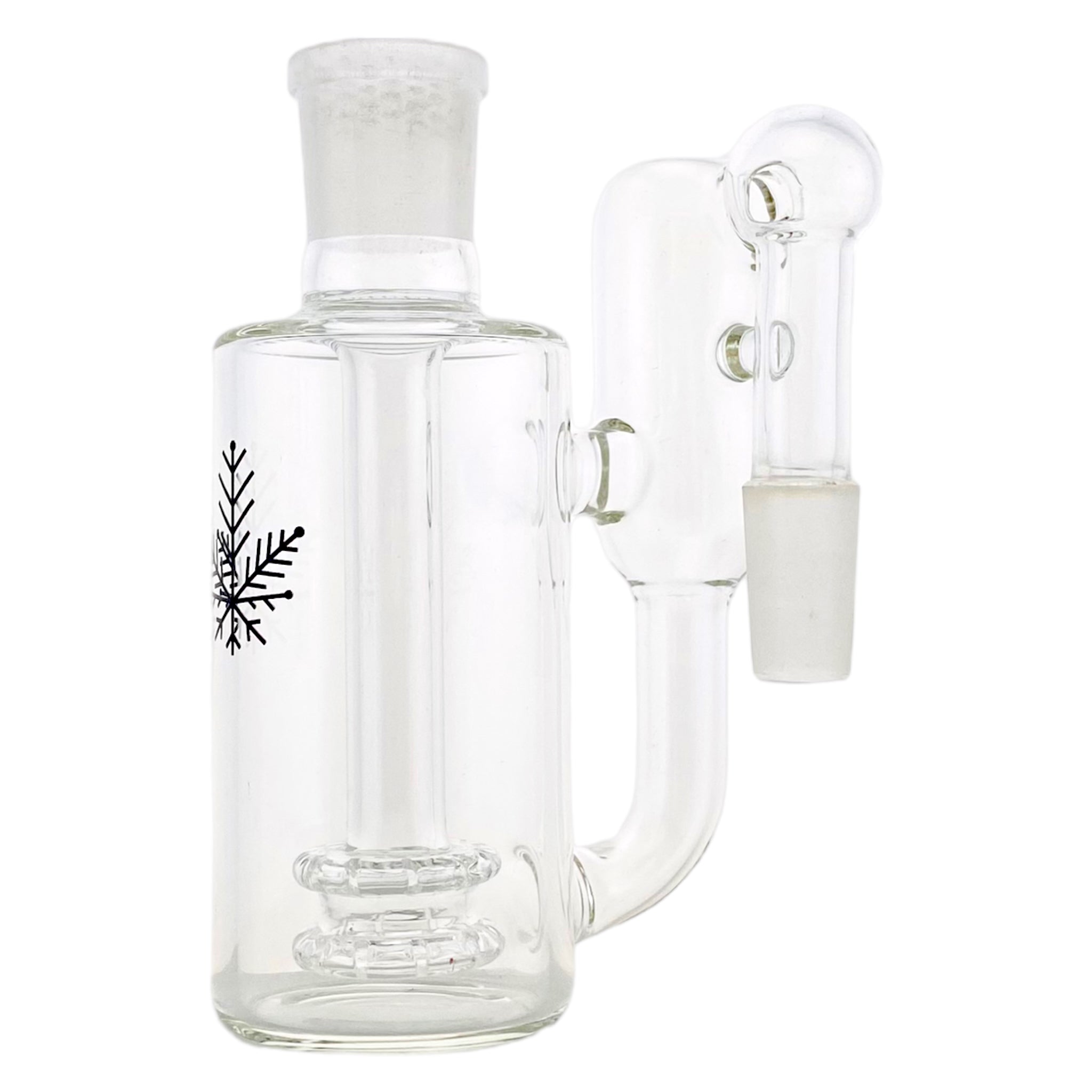 Freeze Pipe - 14mm Recycler Ash Catcher With Shower Head Perc