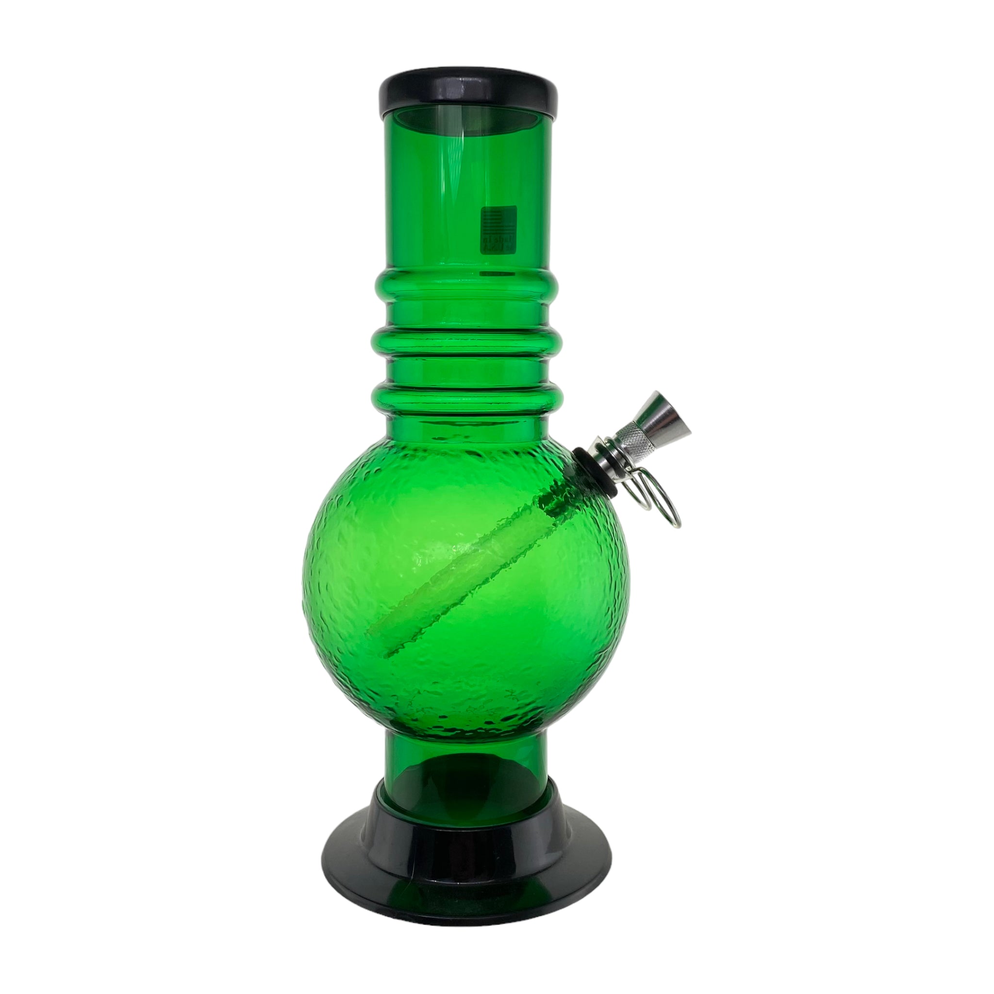 Acrylic Plastic Pull Bowl Bong Bubble 9 Inches - Green