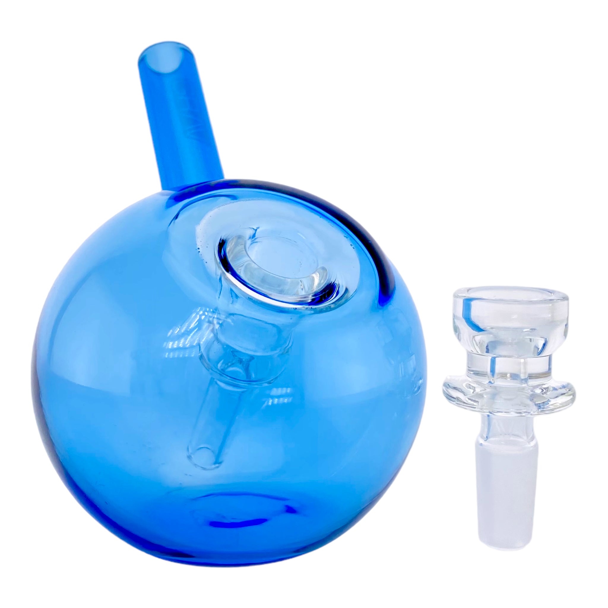 Grav Labs - Spherical Pocket Bubbler - Light Cobalt