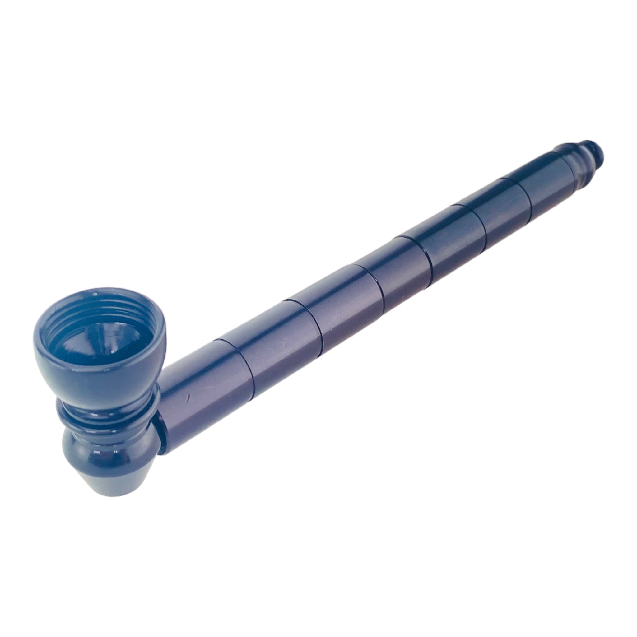 Metal Weed Pipe Black Long Stem Aluminium Metal Pipe