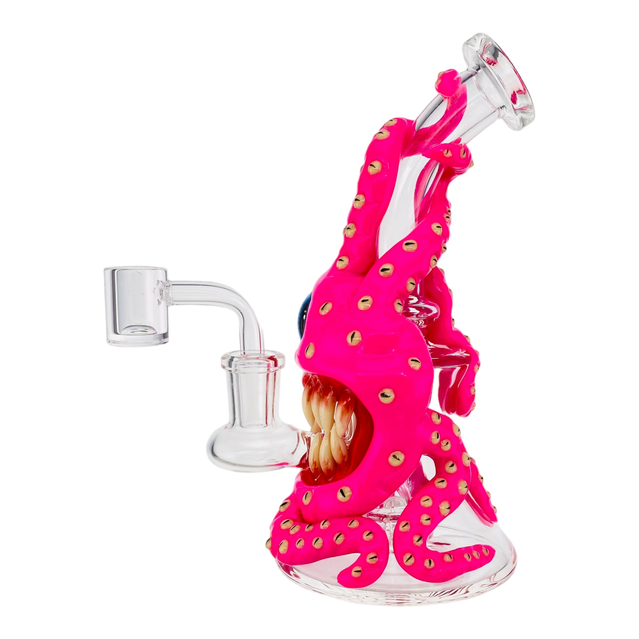 Pink Cyclops Octopus Monster Anime Dab Rig