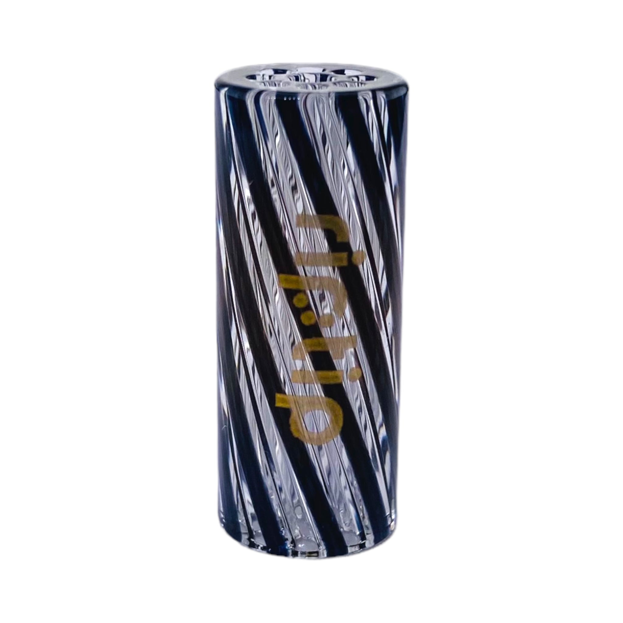 RipTip Joint Glass Tip Eclipse Black 9mm Wide Regular Length