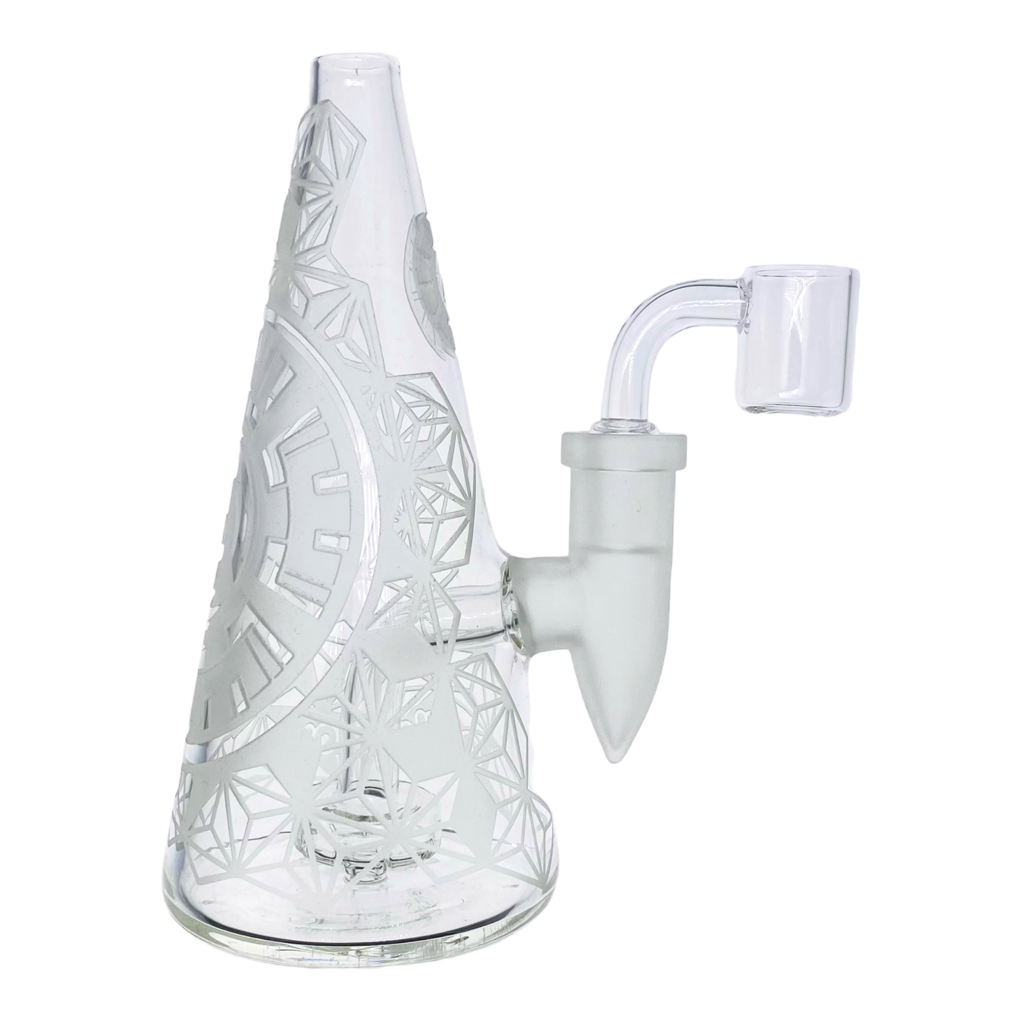 Milkyway Glass - Hypnotic 6″ Clear Dab Rig