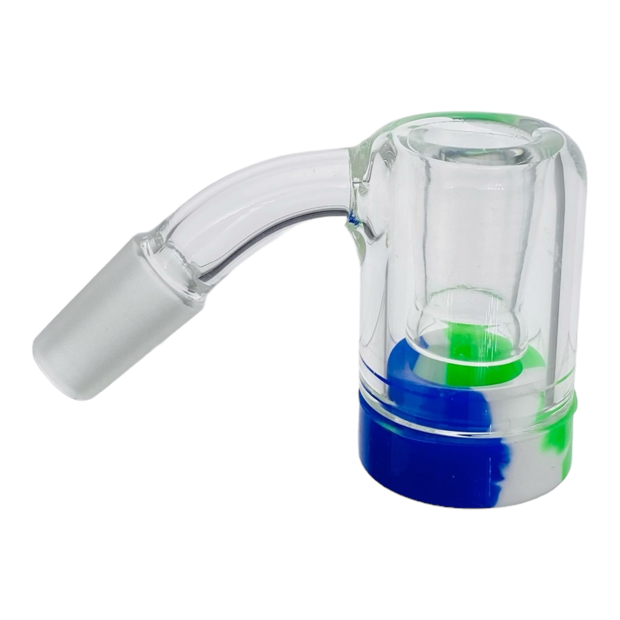 Silicone And Glass Reclaim Or Dry Ashcatcher 14mm 45 Degree