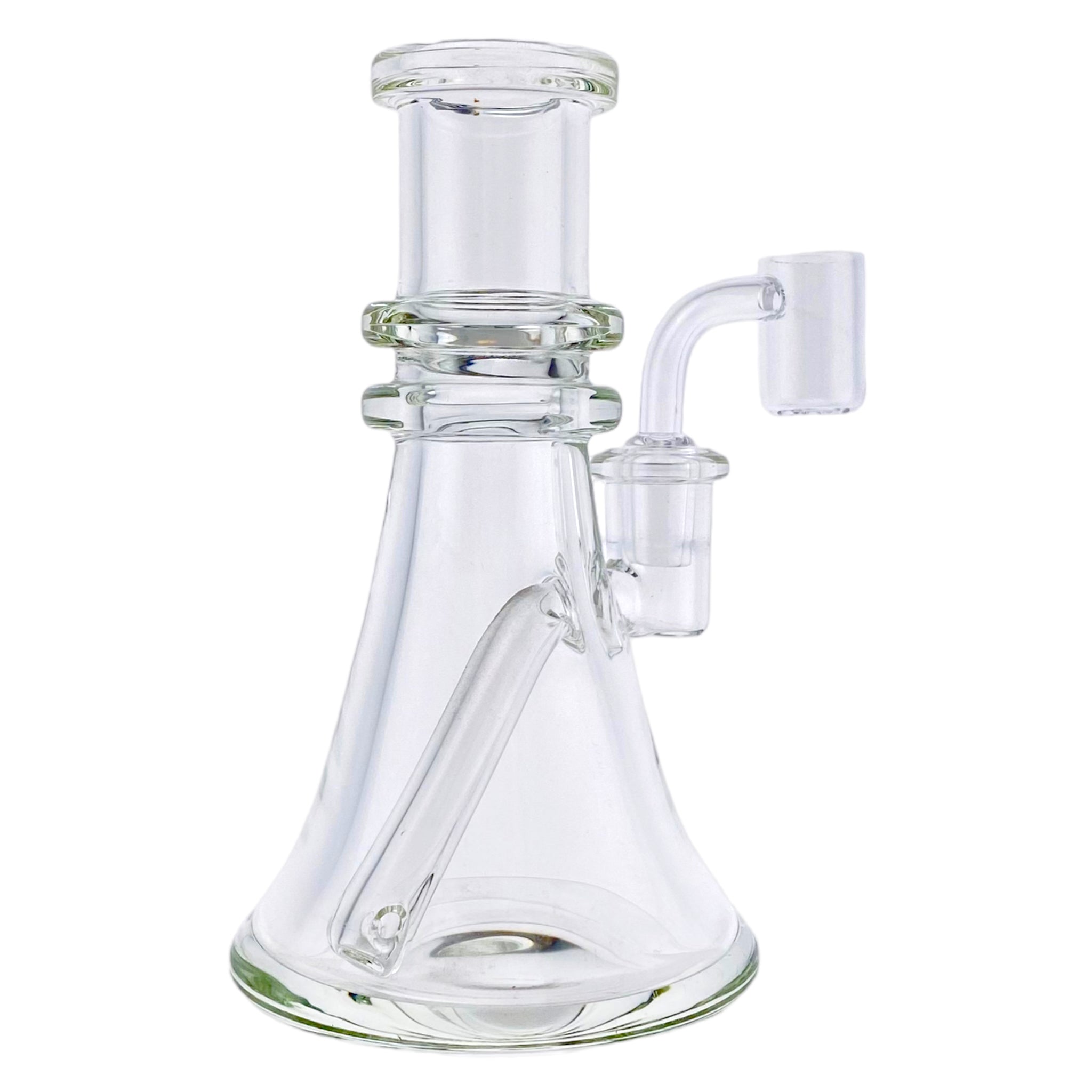 Thick Clear Mini Tube Dab Rig