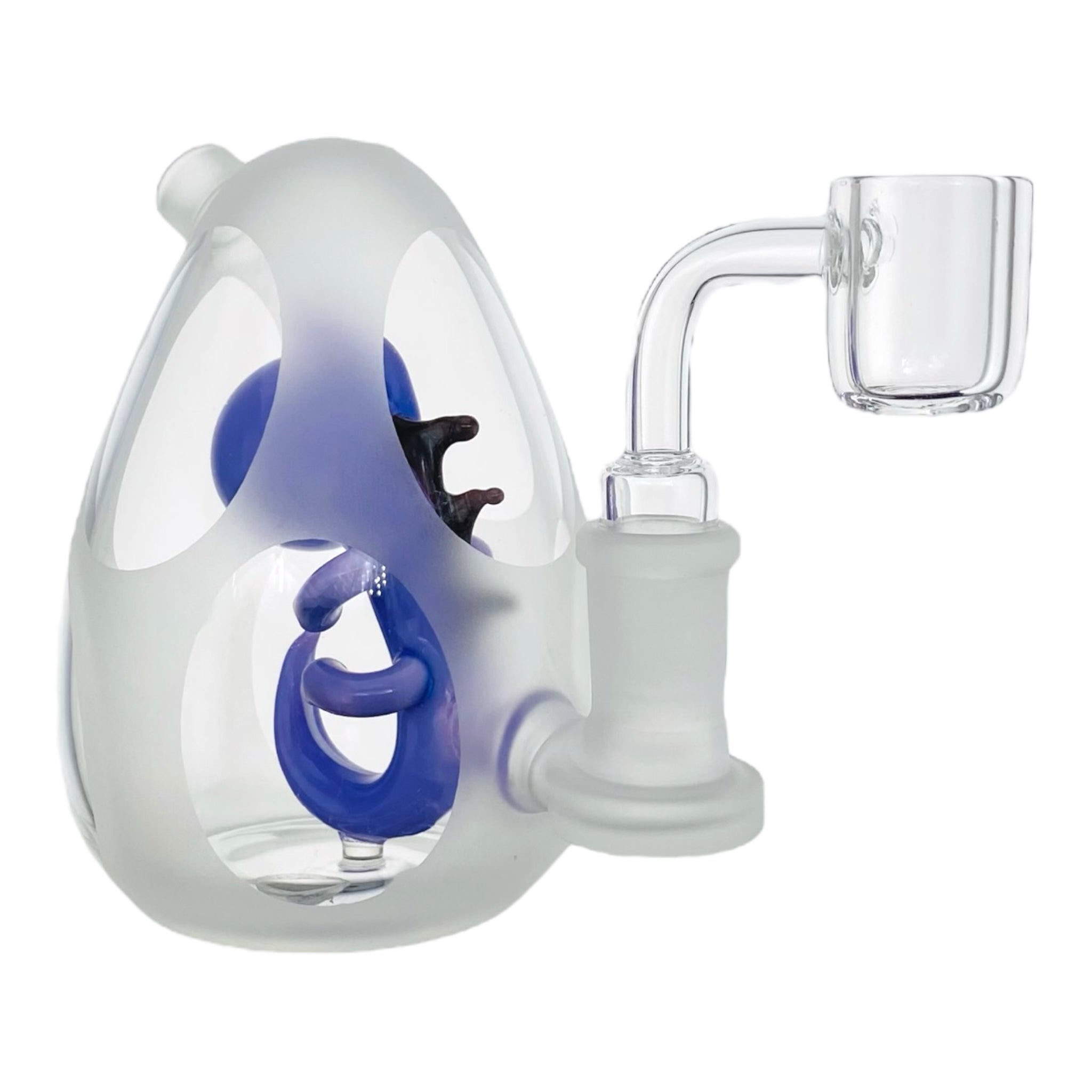 Periwinkle Baby Dino Egg Dab Rig