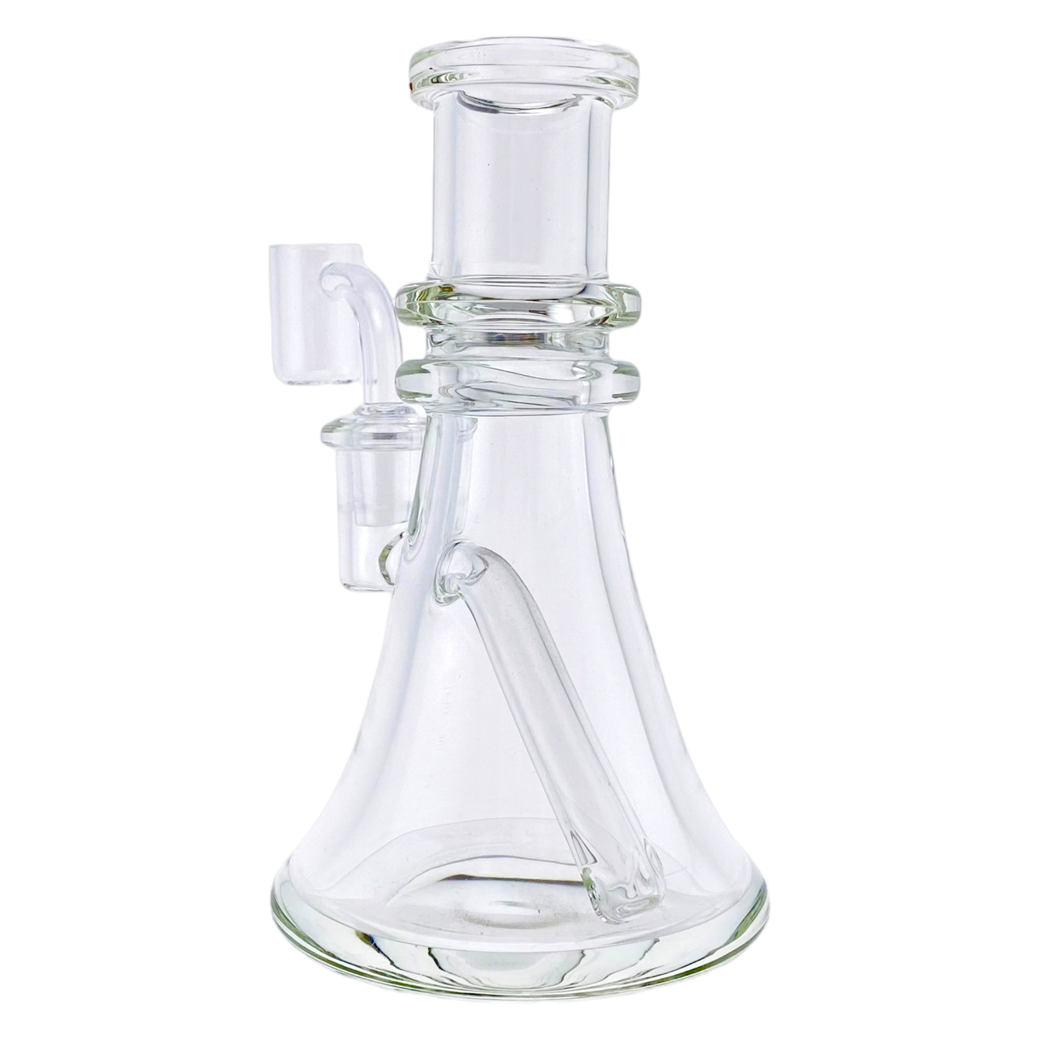 Thick Clear Mini Tube Dab Rig