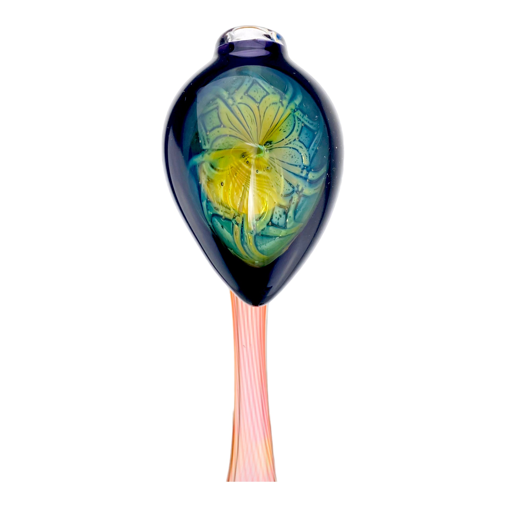 Seth B Glass - Stand Up Dab Rig With Opal And Implosion Marbles