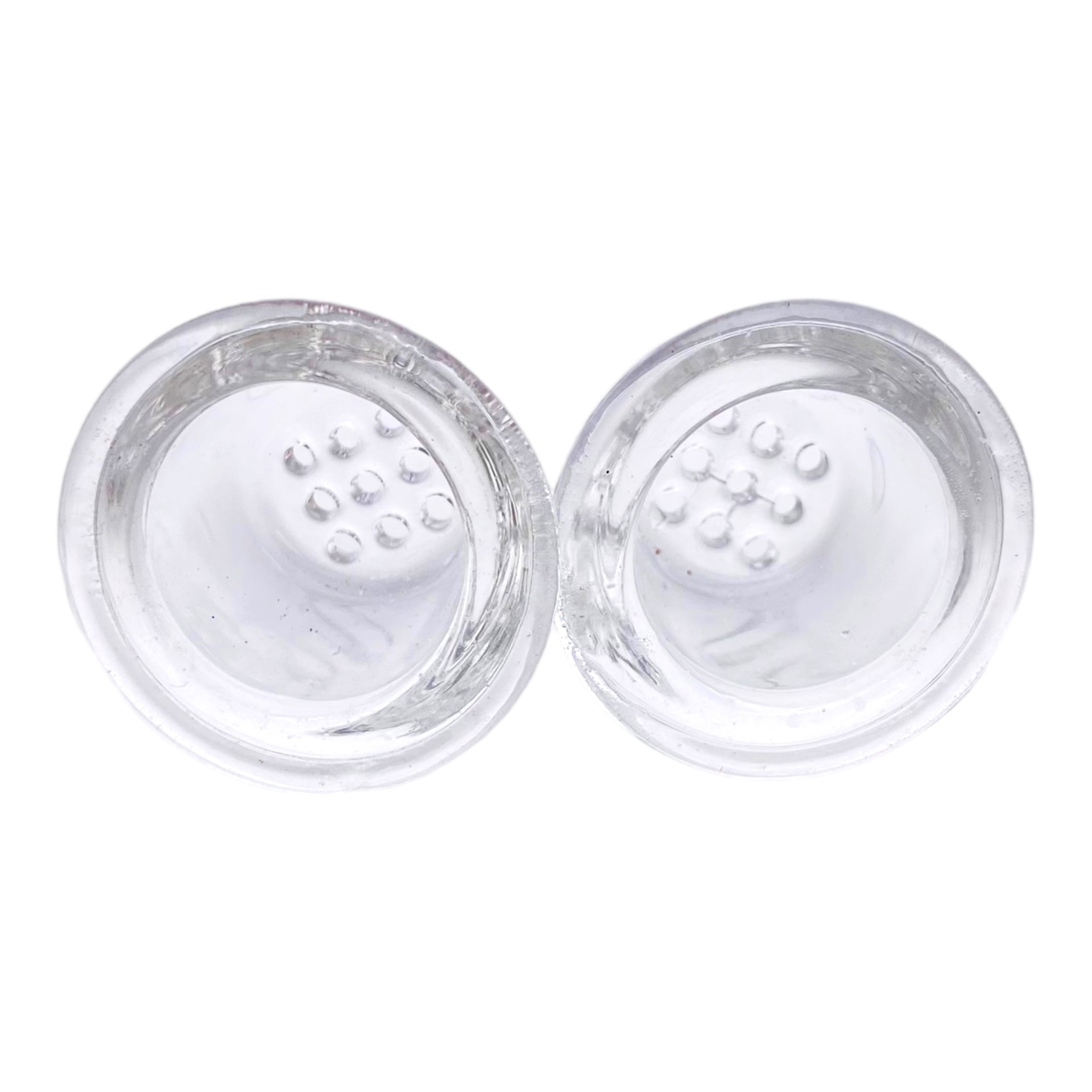 Replacement Multi Hole Glass Bowl For Silicone Hand Pipes - 2ct
