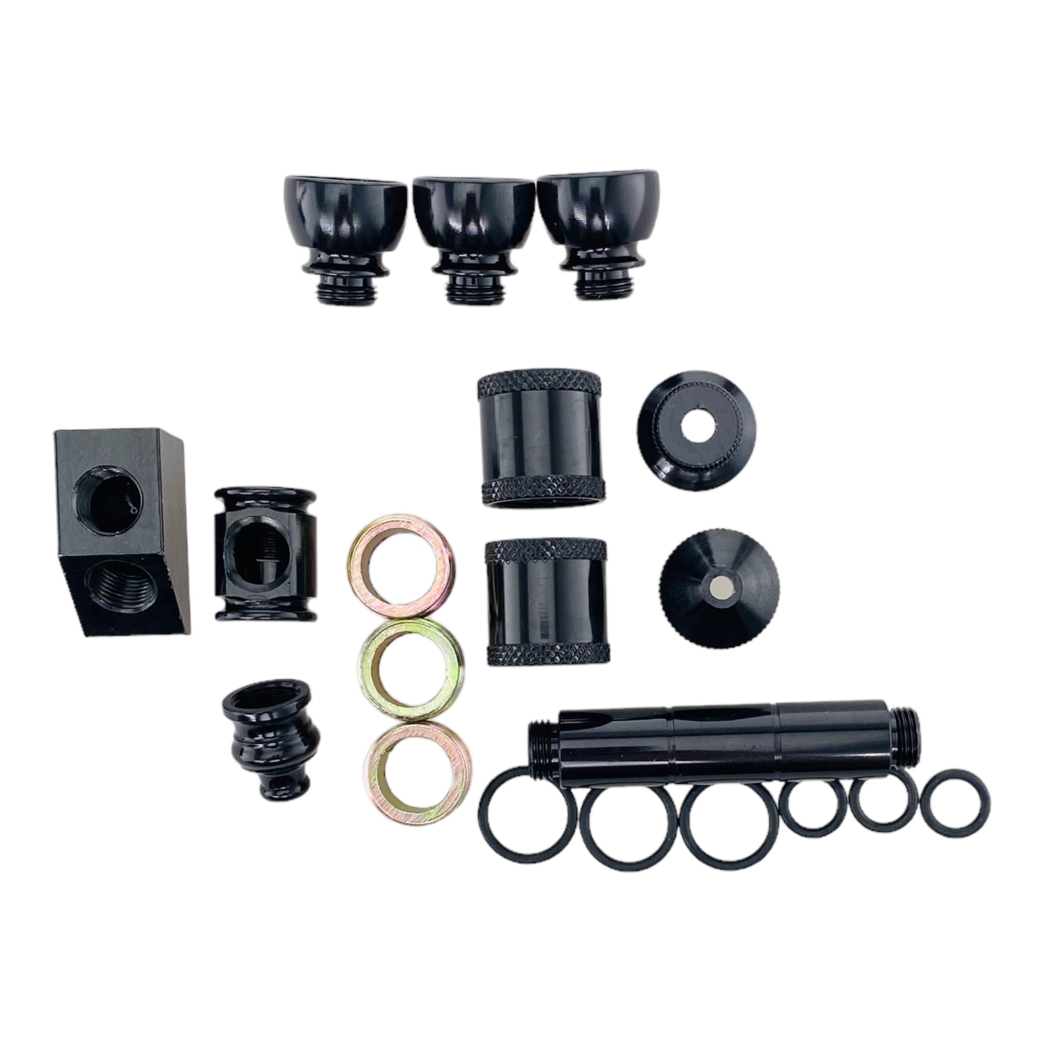 Aluminum Metal smoking Pipe Makers Kit in Black