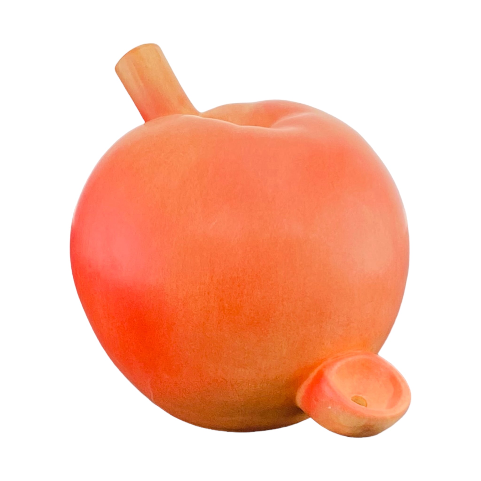 Peach Ceramic Hand Pipe