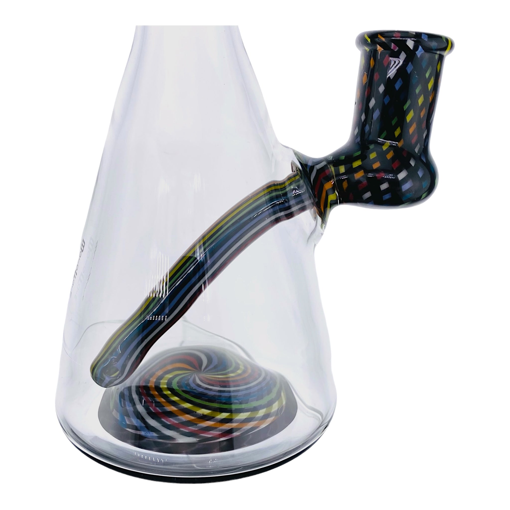 heady glass Borofarm - Rainbow & Black Line Work Banger Hanger Dab Rig for sale