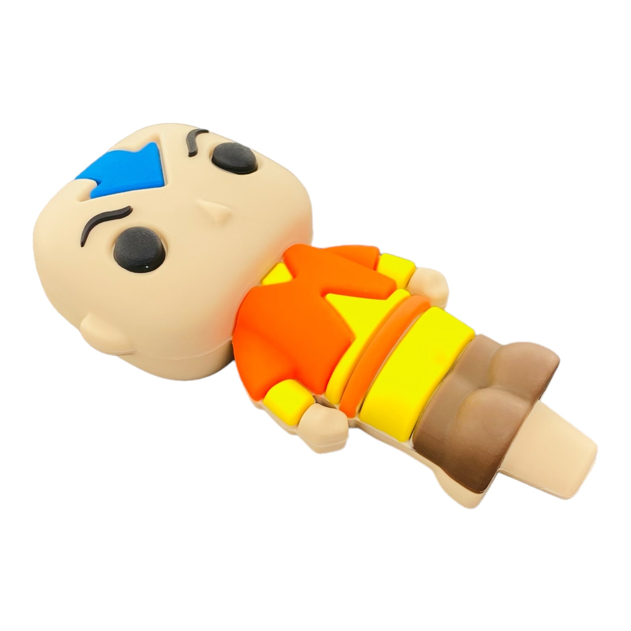 air bender anime silicone hand pipe with glass bowl with built in screen for sale