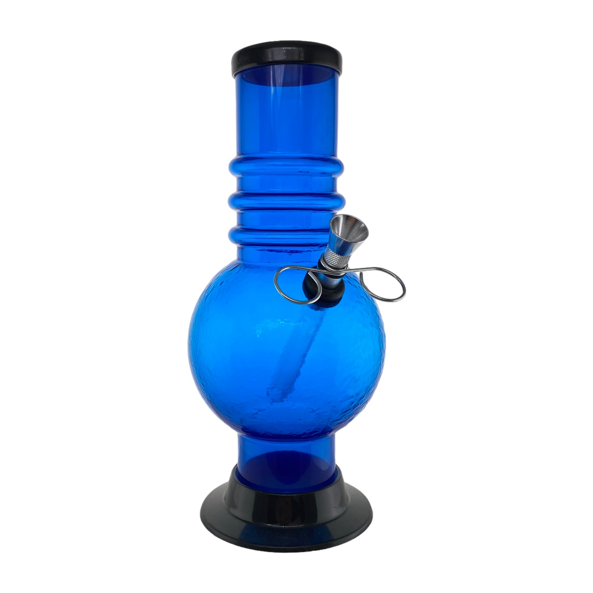 Acrylic Plastic Pull Bowl Bong Bubble 9 Inches - Blue