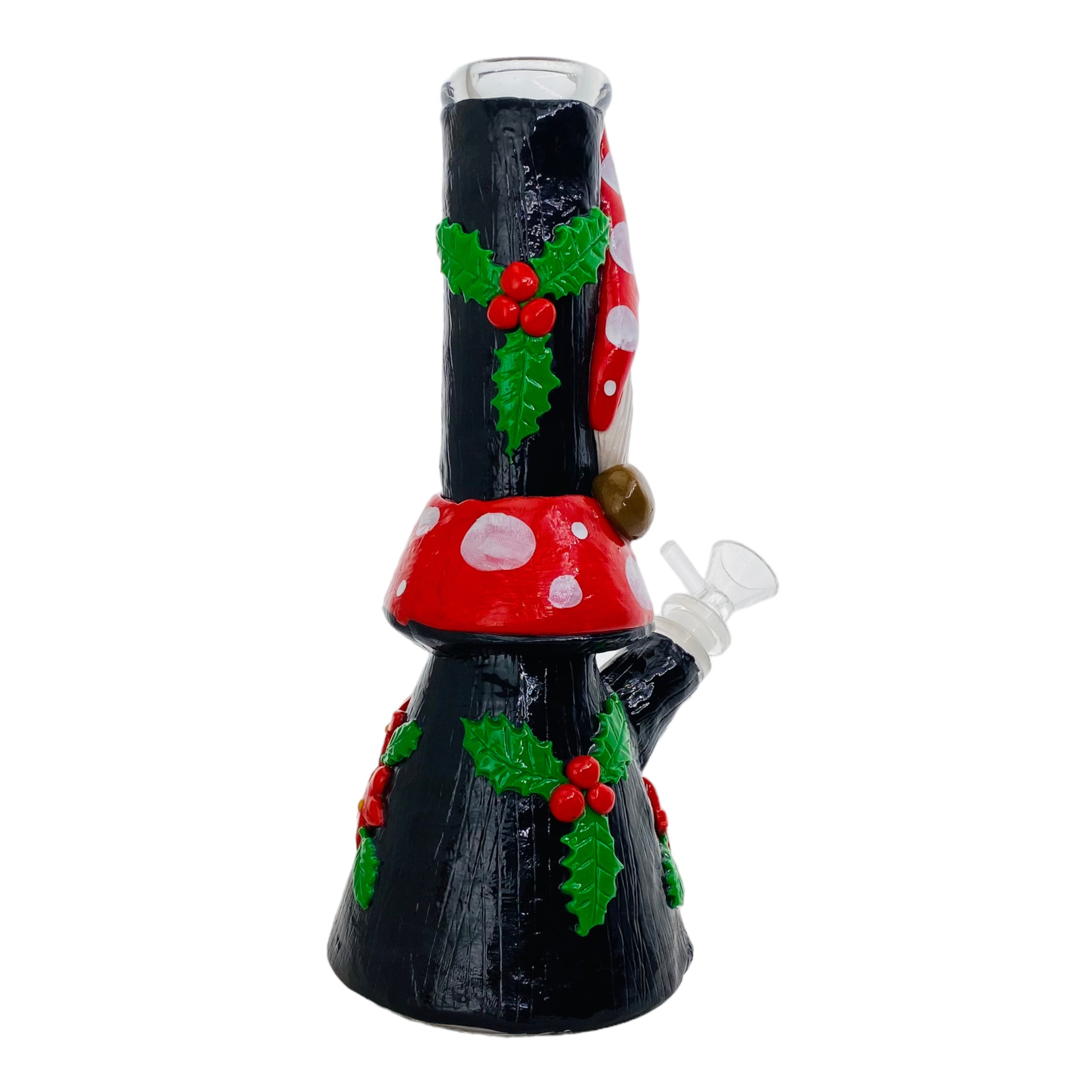 cute girly Christmas Mushroom Gnome Bong