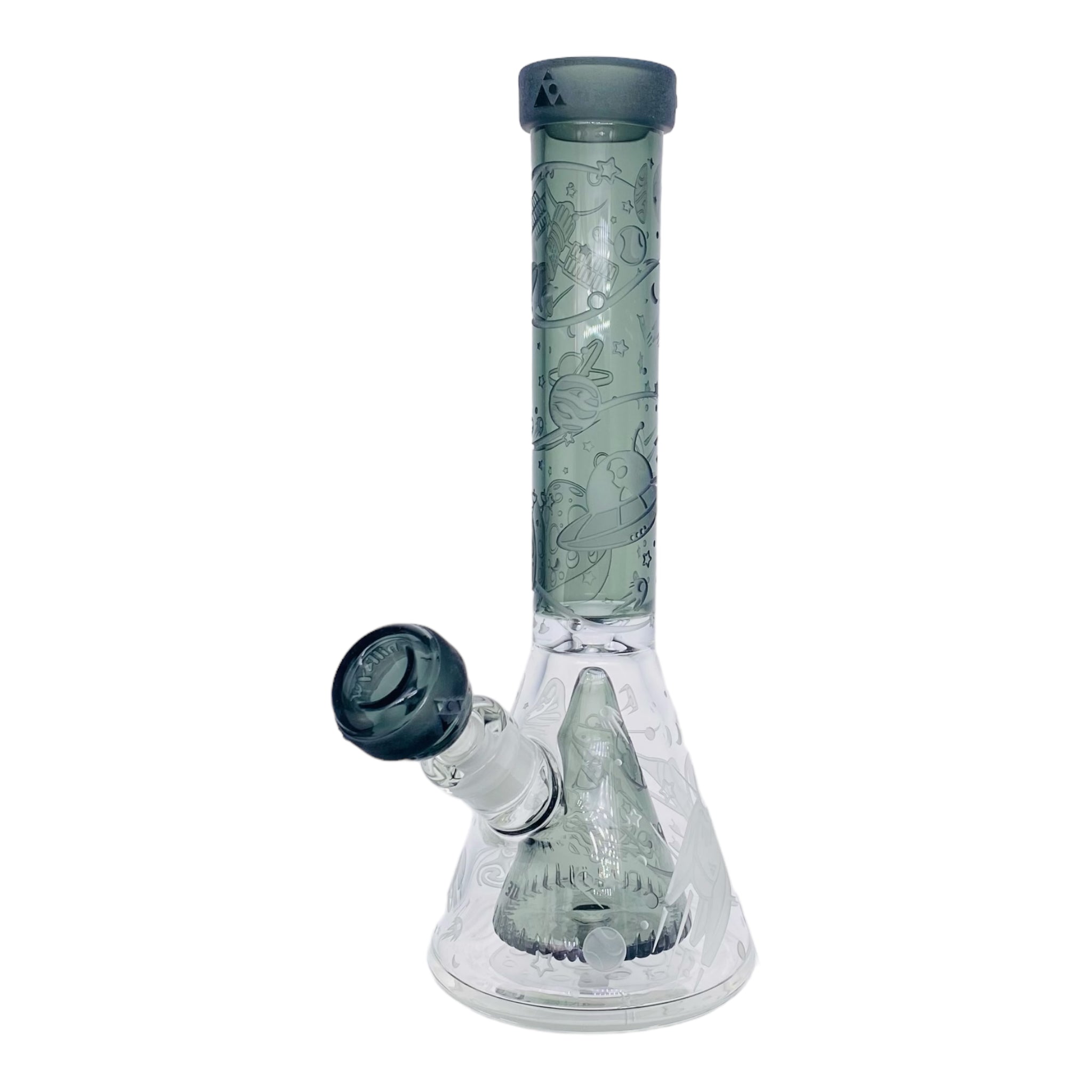 Milkyway Glass - Space Odyssey In 3D 11″ Beaker Bong With Collins Perc