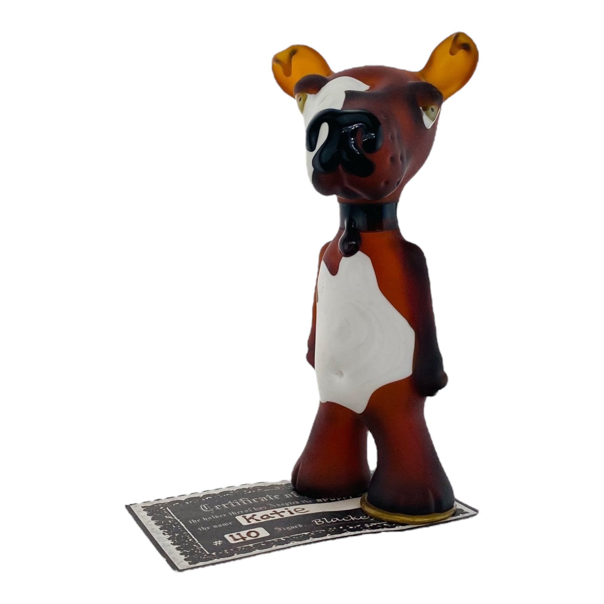 heady glass custom dog shaped glass smoking hand pipe for sale