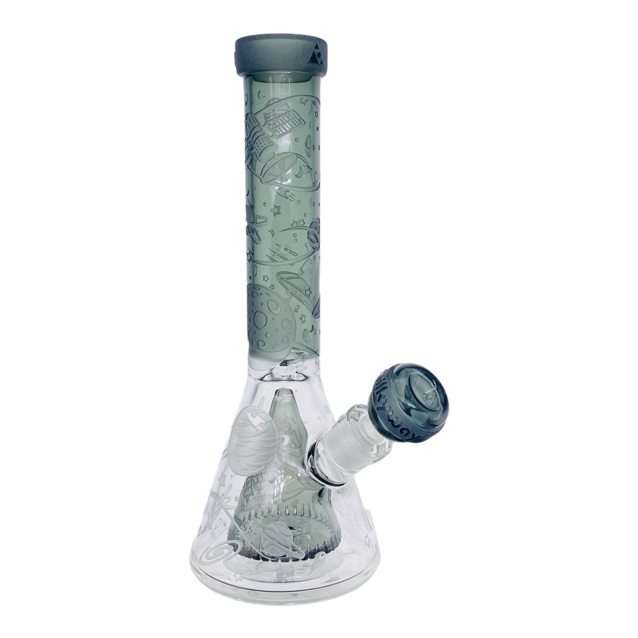 Milkyway Glass - Space Odyssey In 3D 11″ Beaker Bong With Collins Perc