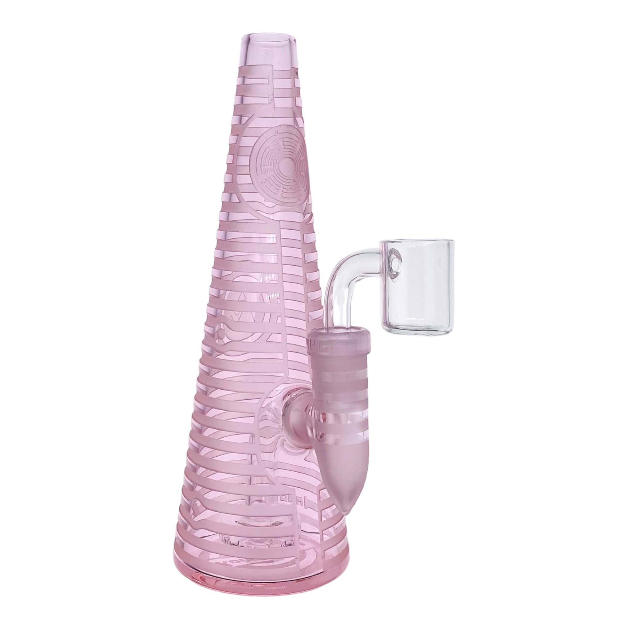 Milkyway Glass - Oculus 8″ Dab Rig - Pink