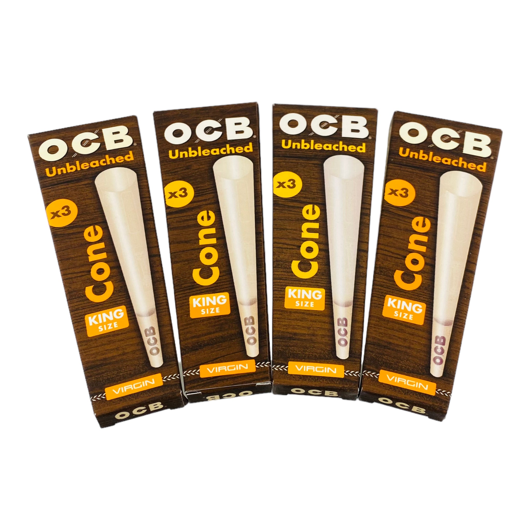 OCB King Size Unbleached Cones