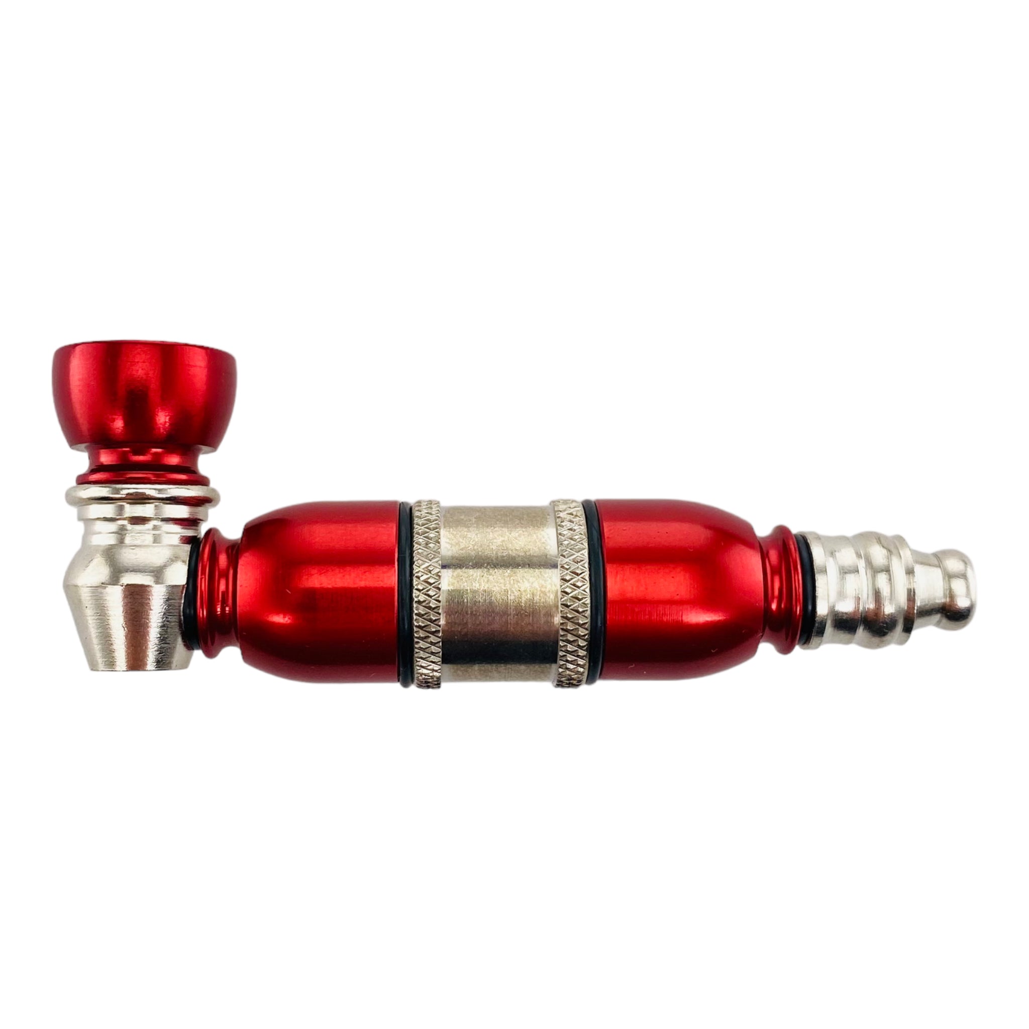 Best Metal Hand Pipes Anodized Zinc Aluminum Extended Large Chamber Hand Pipe