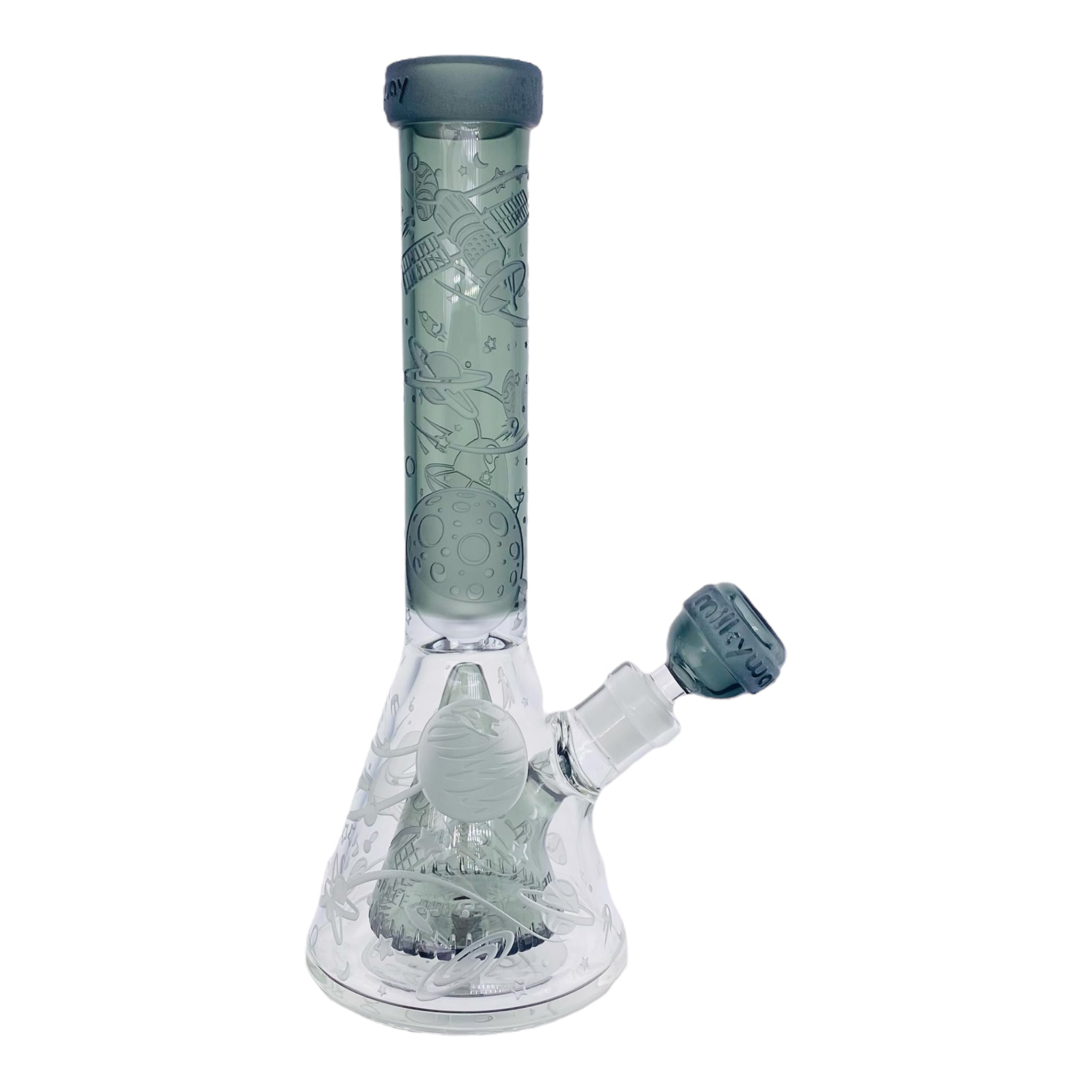 Milkyway Glass - Space Odyssey In 3D 11″ Beaker Bong With Collins Perc