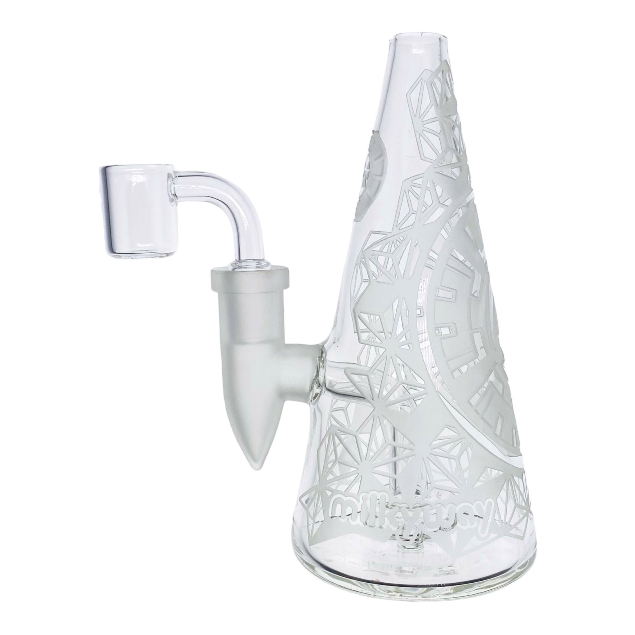 Milkyway Glass - Hypnotic 6″ Clear Dab Rig