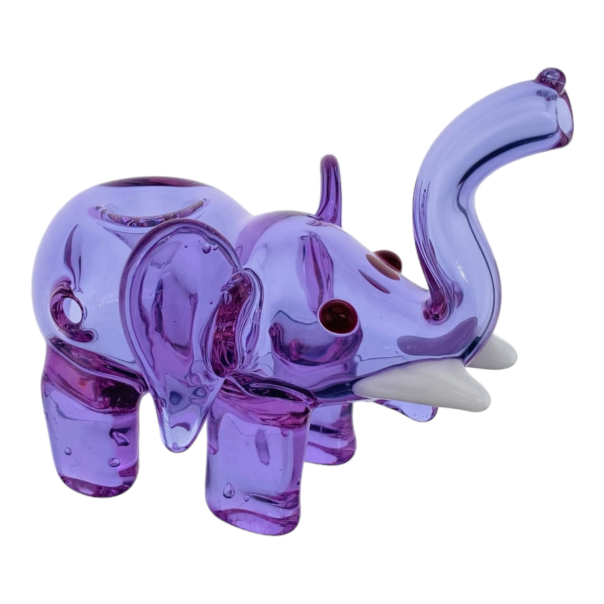 heady glass cute and girly Purple Elephant Glass Hand Pipe for sale