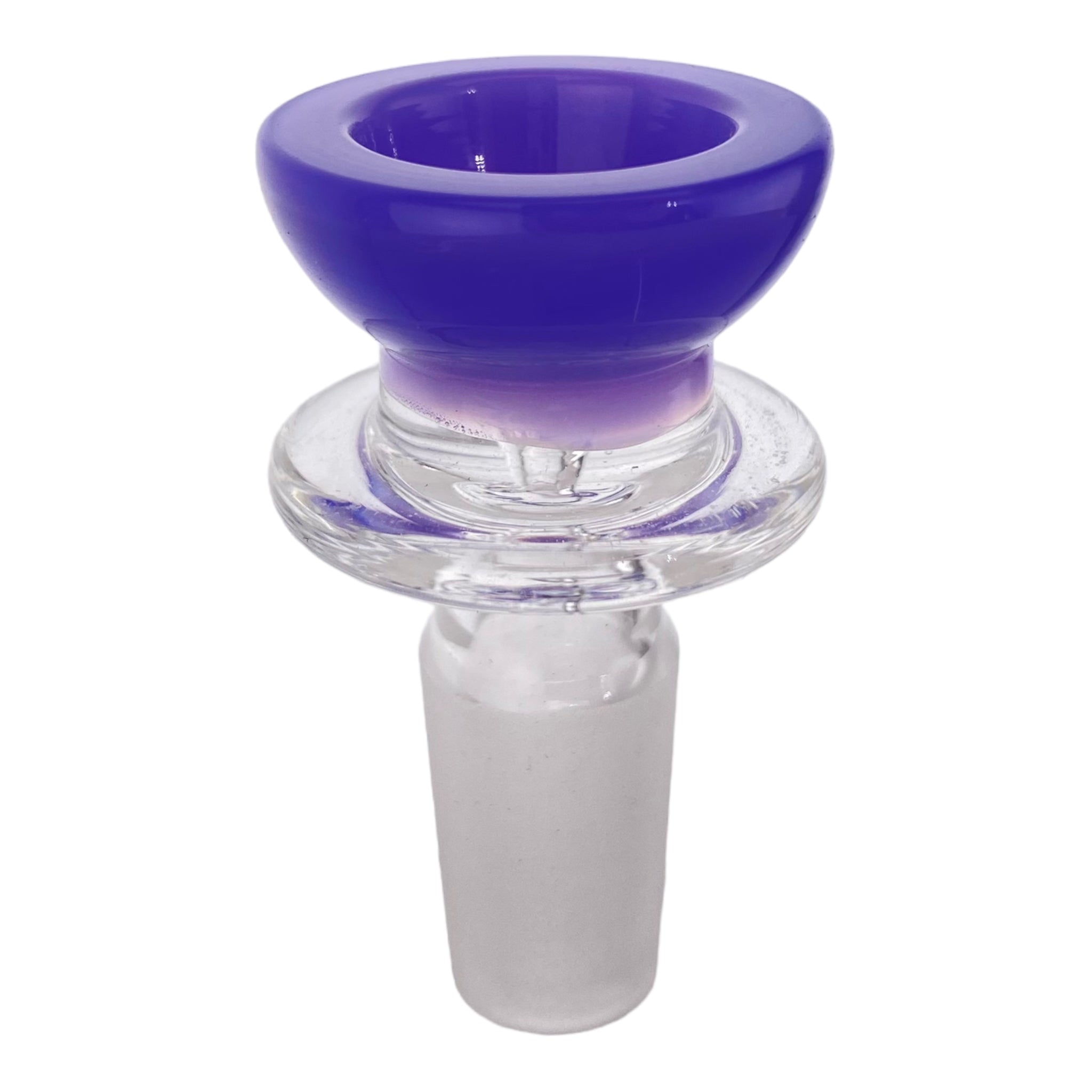 14mm Flower Bowl - Purple Wide Cup Bong Bowl