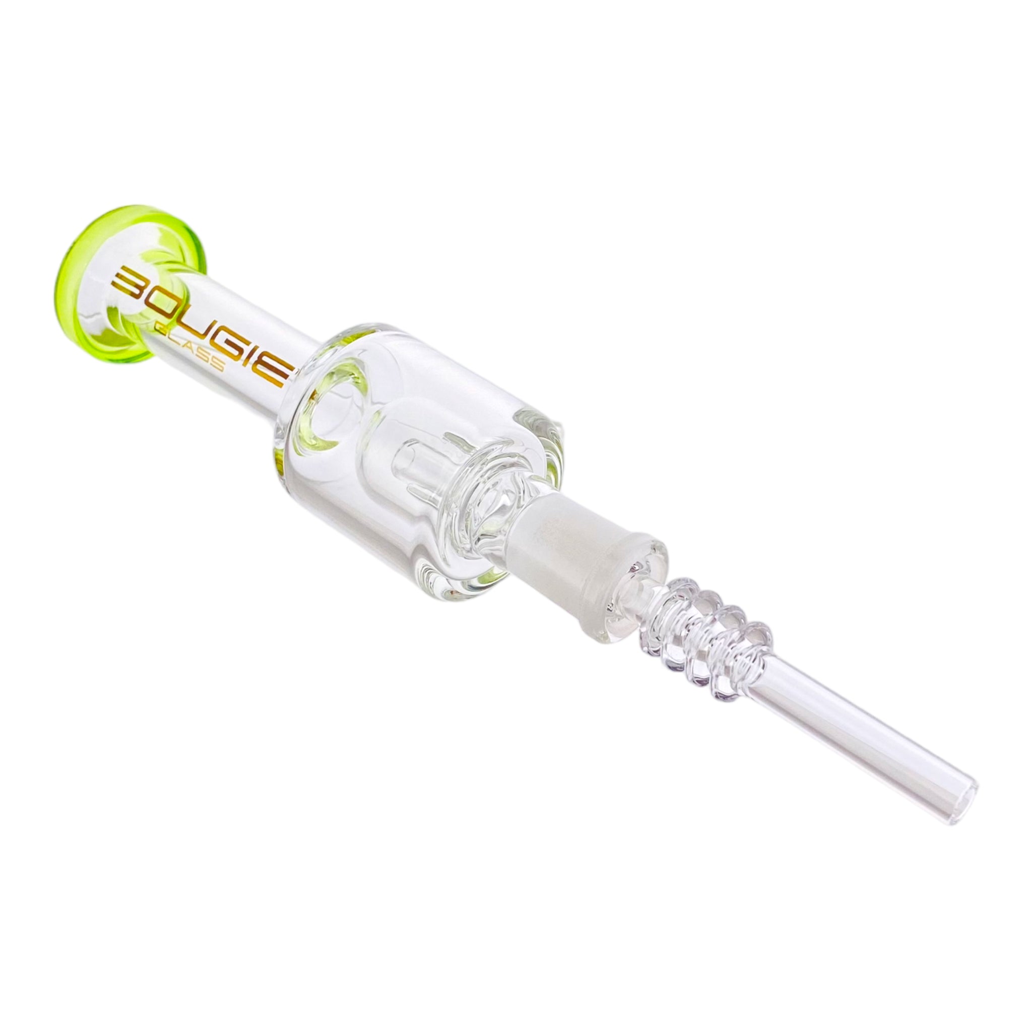 Bougie Glass Green Small Nectar Collector With Mushroom Perc