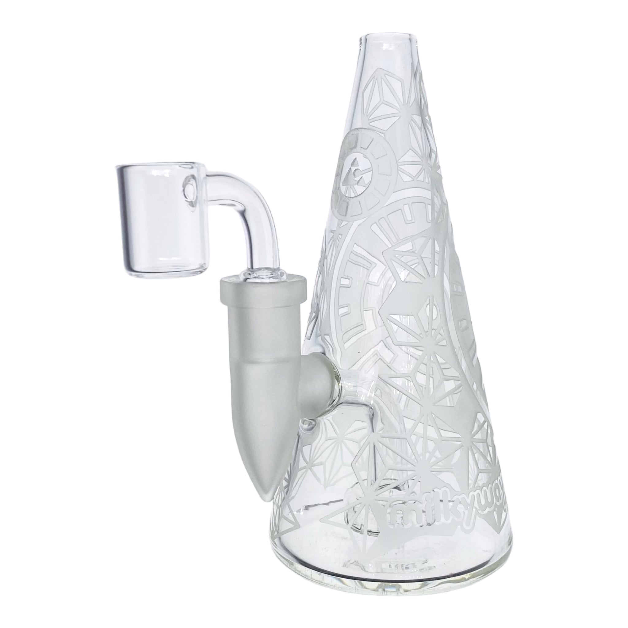 Milkyway Glass - Hypnotic 6″ Clear Dab Rig