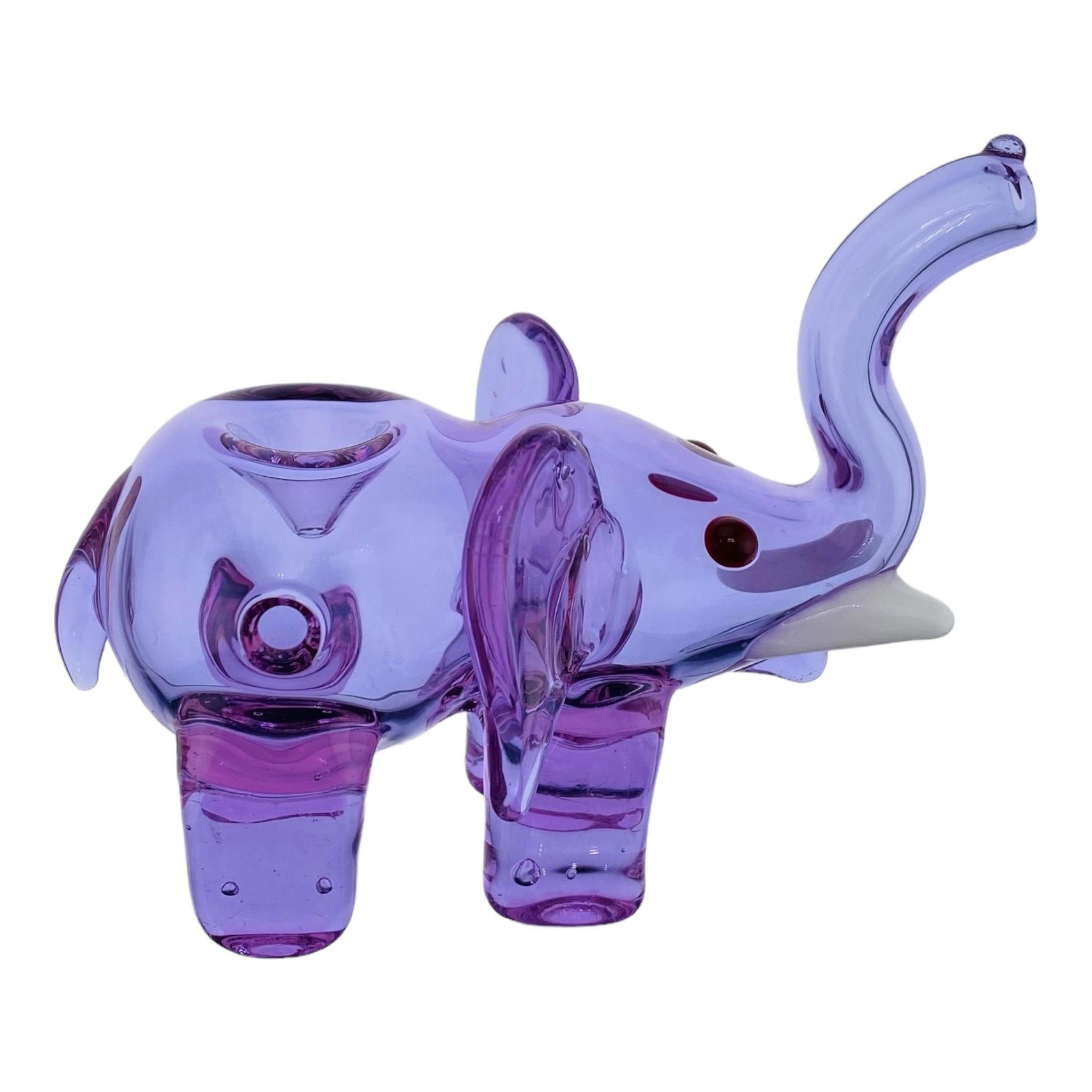 heady glass cute and girly Purple Elephant Glass Hand Pipe for sale