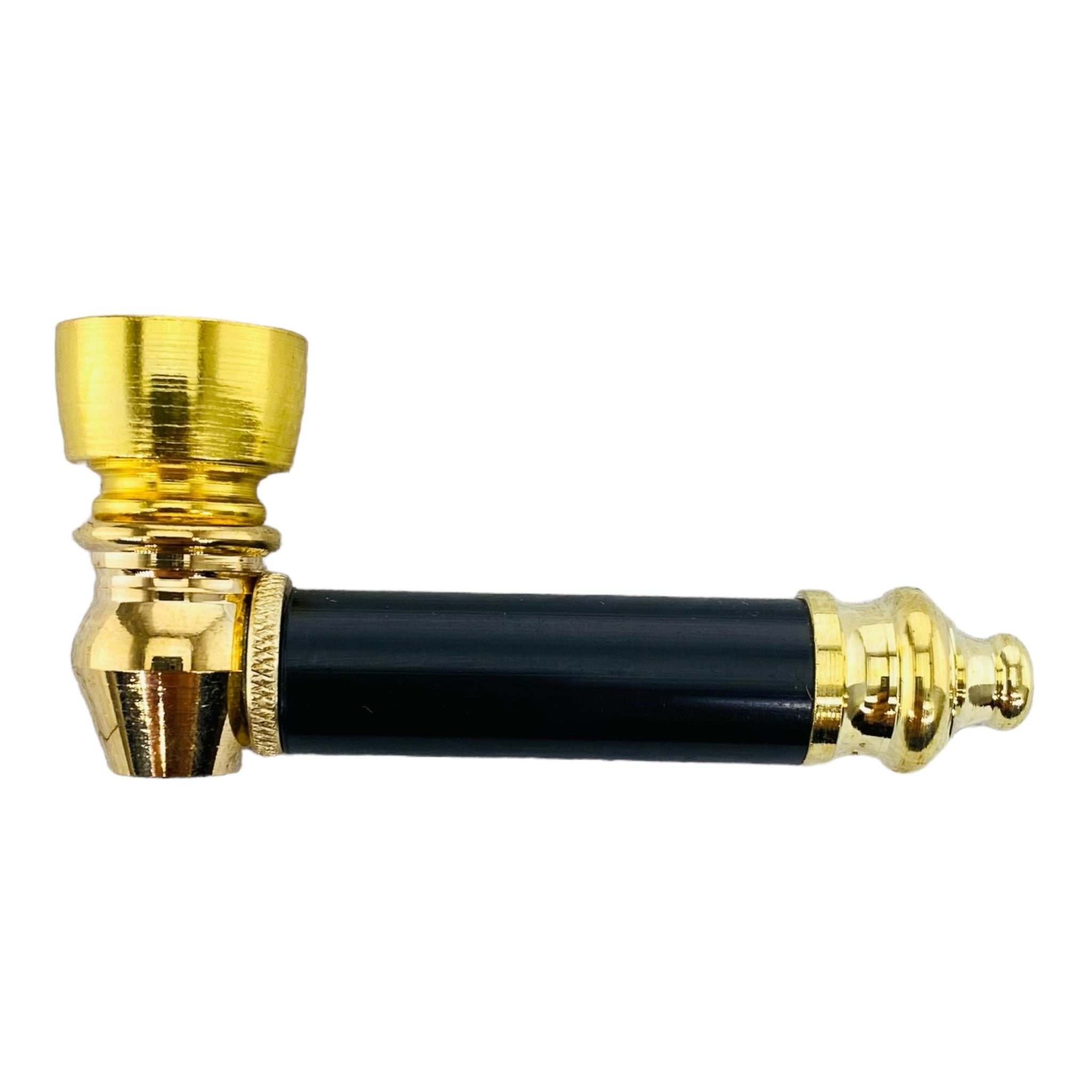 Metal Hand Pipes Brass Hand Pipe With Color Plastic Stem for sale