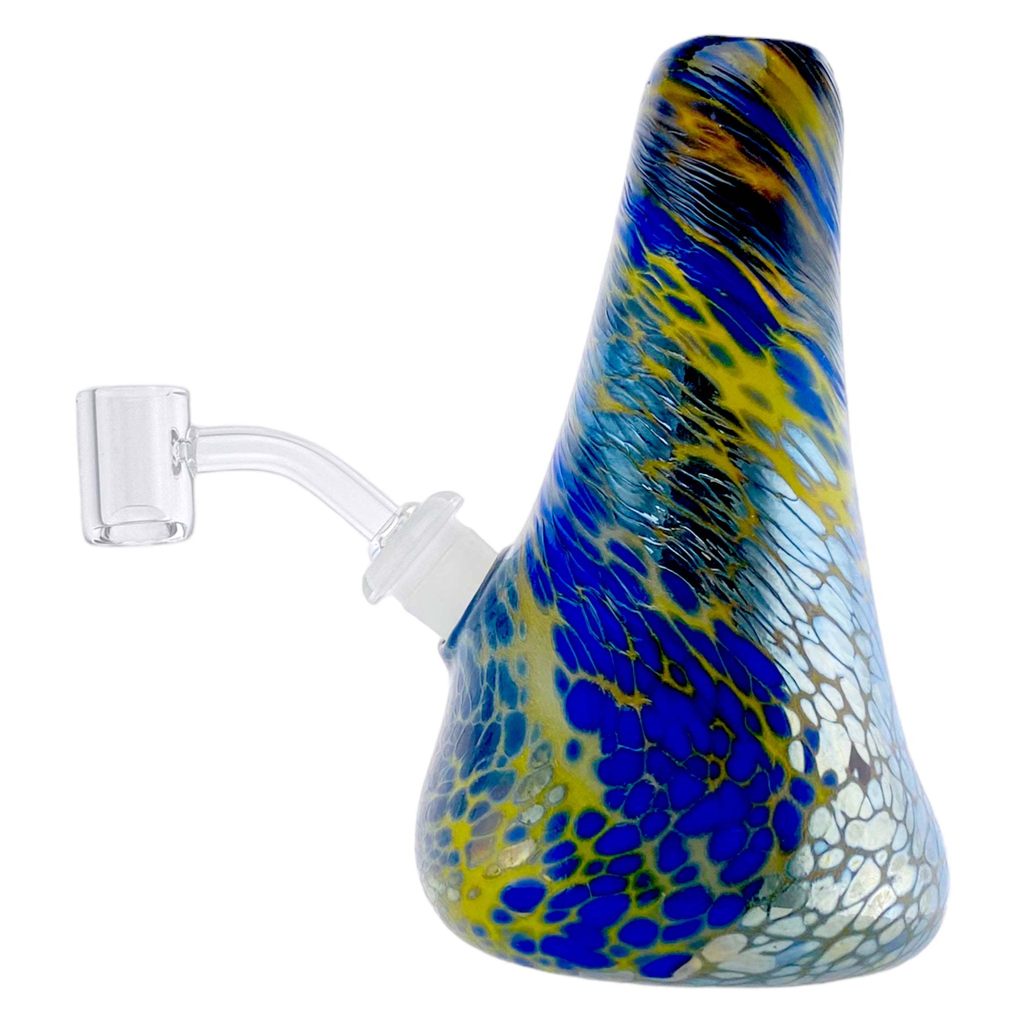 best cute cheap durable portable custom Soft Glass Cone Shape Dab Rig