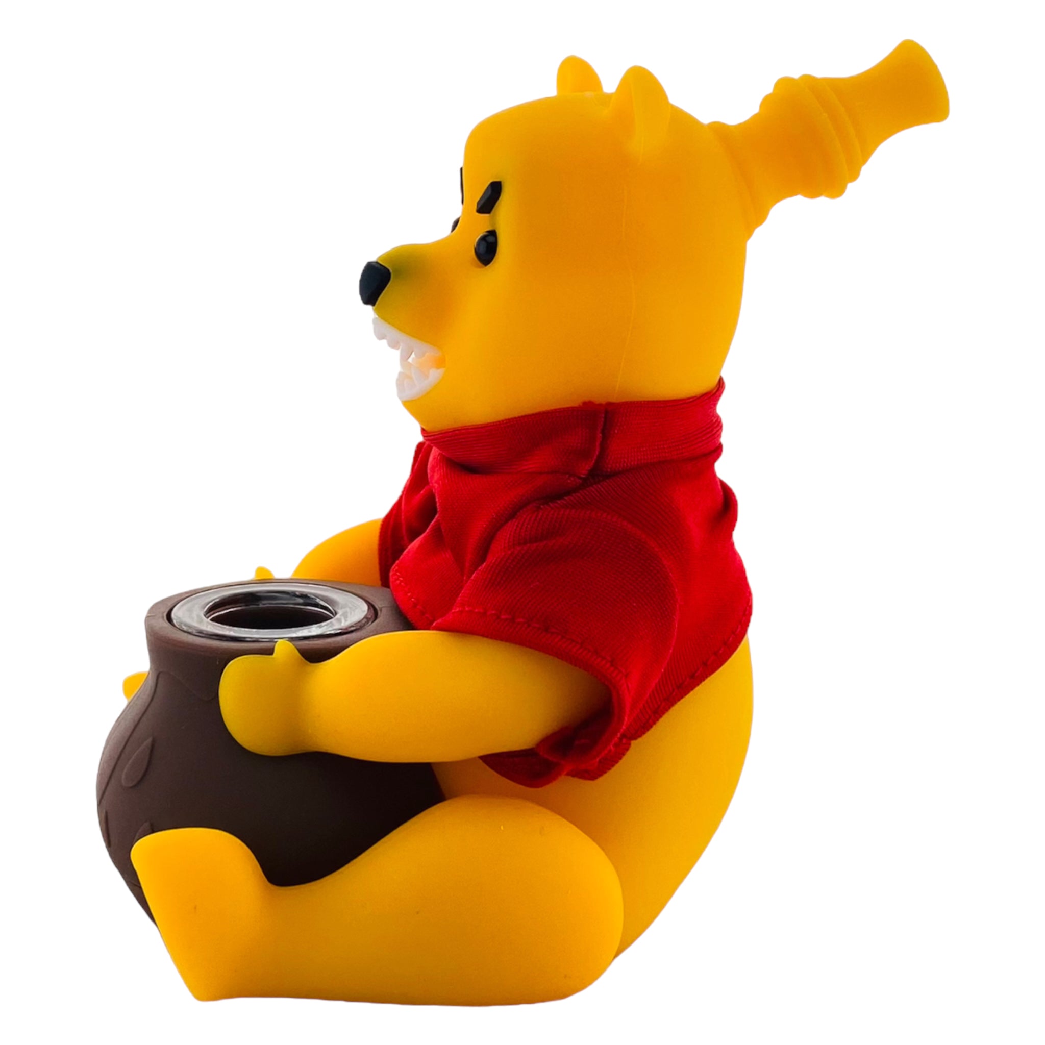 winnie the pooh silicone hand pipe bubbler bong