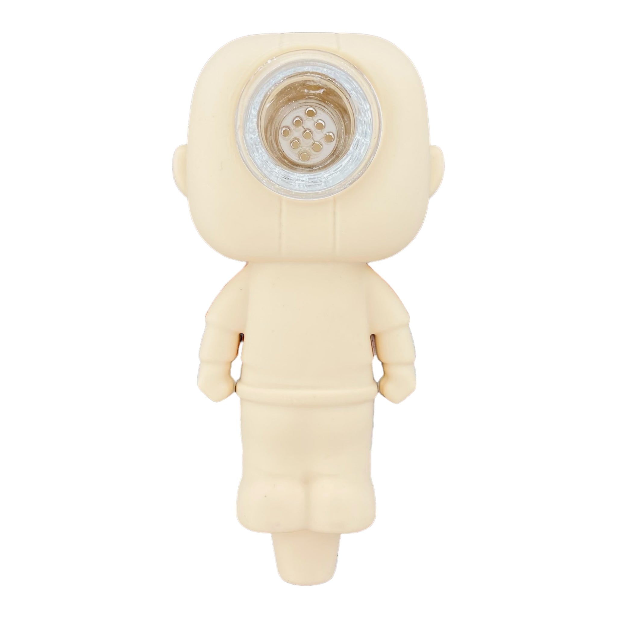 air bender anime silicone hand pipe with glass bowl with built in screen for sale