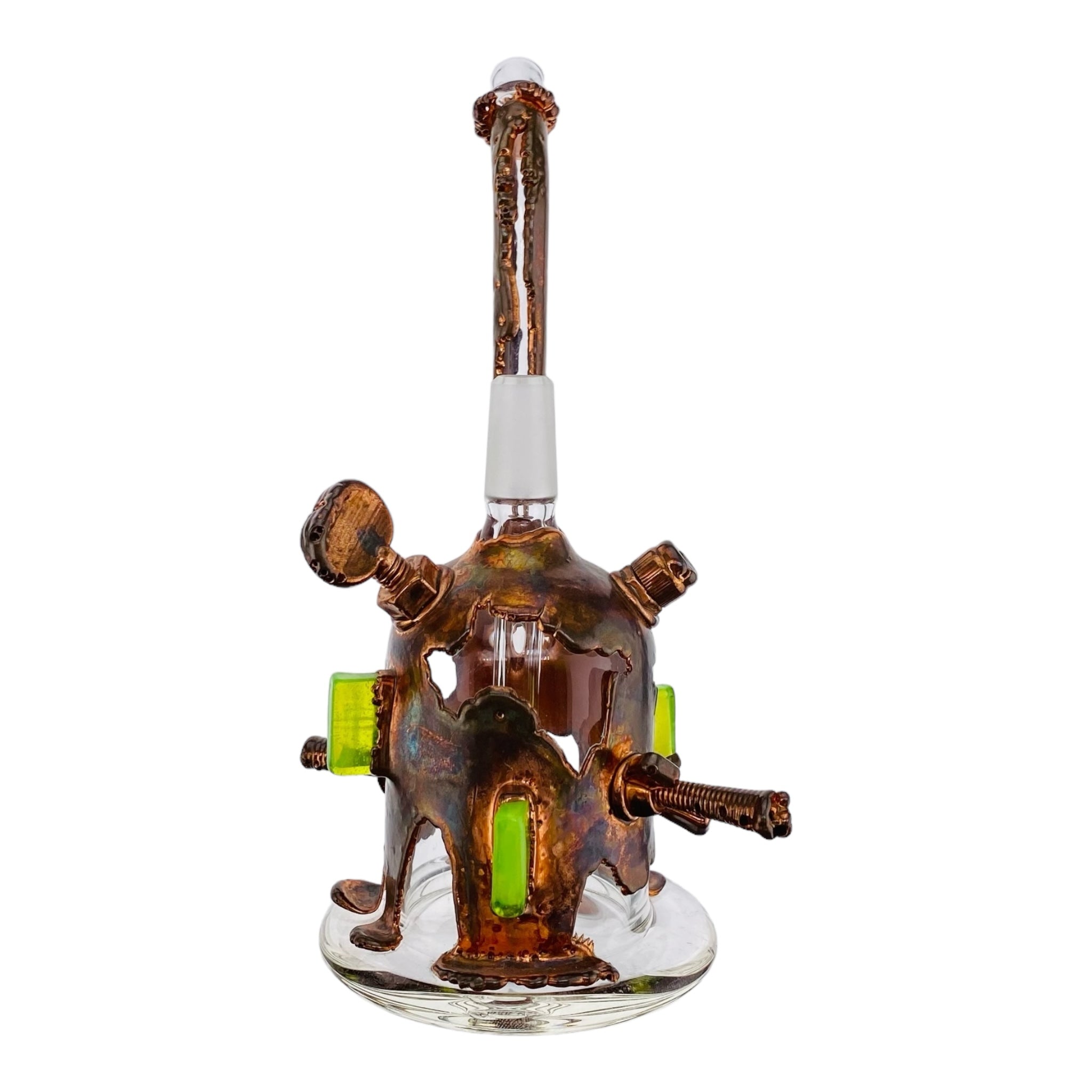 Snic Barnes Glass - Copper Electroformed Glass Dab Rig #2