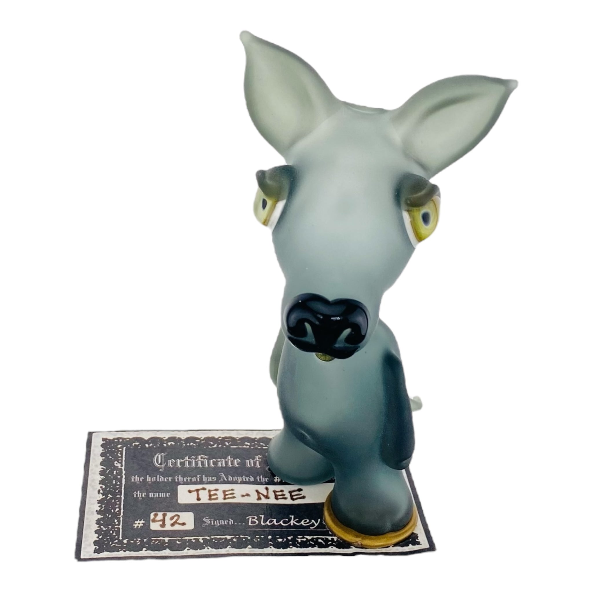 heady glass custom dog shaped glass smoking hand pipe for sale