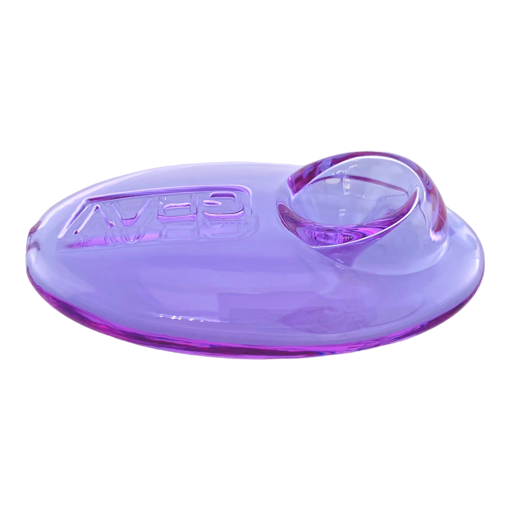 Grav Labs - Pebble Spoon Pipe - Lavender Purple