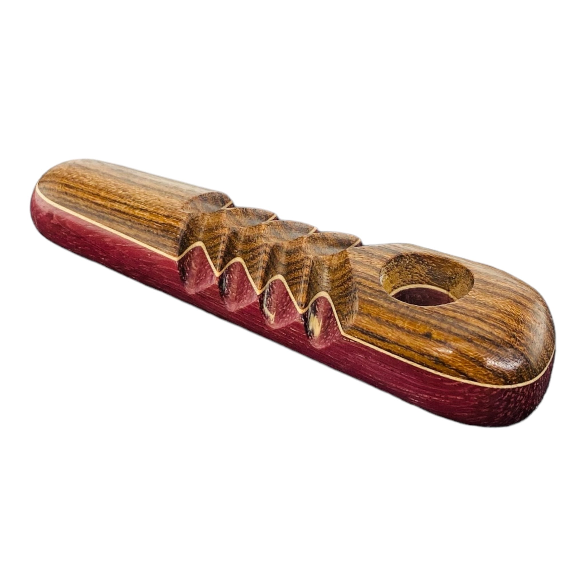 best cute Wood Hand Pipe - Oval With Double Notch Hand Pipe