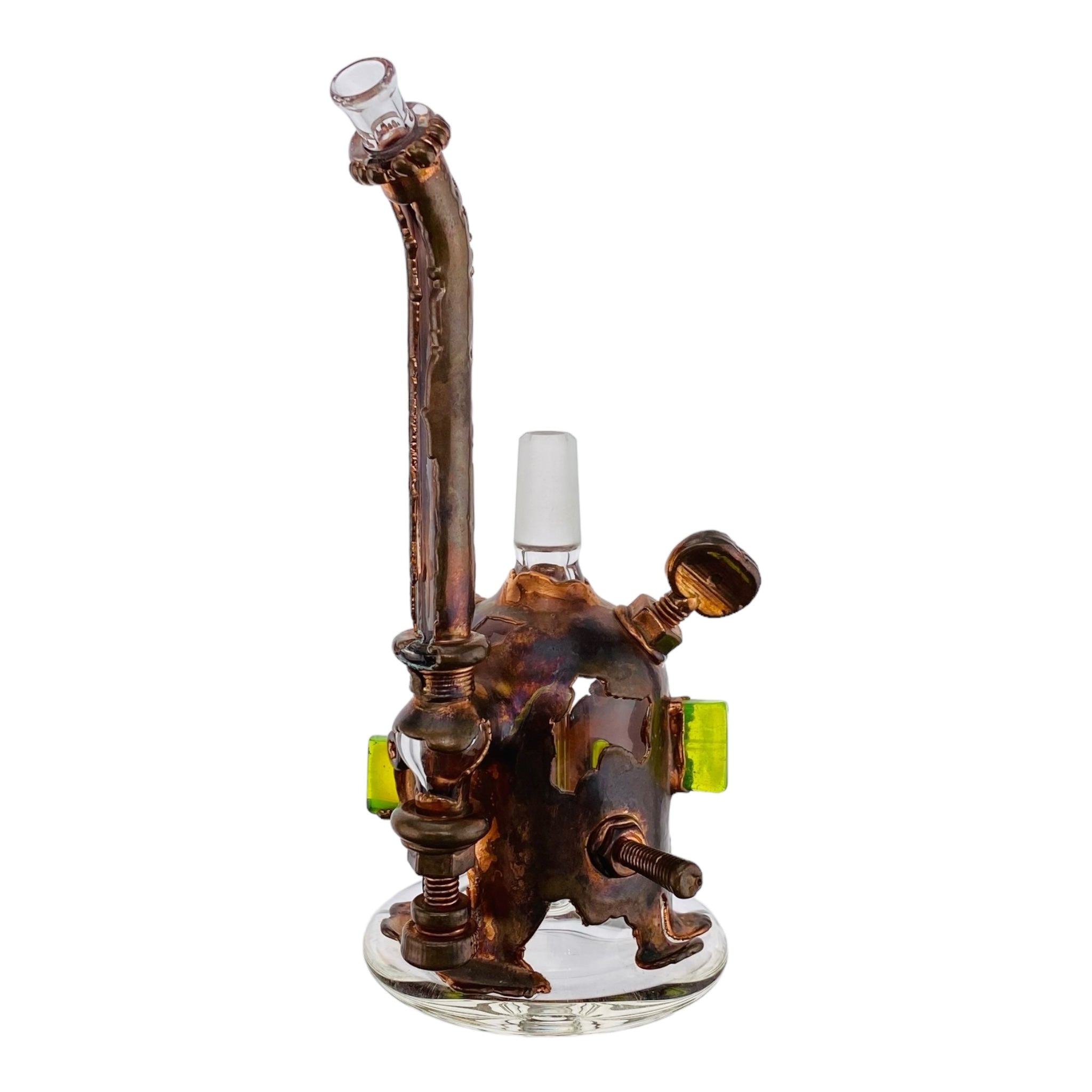 Snic Barnes Glass - Copper Electroformed Glass Dab Rig #2