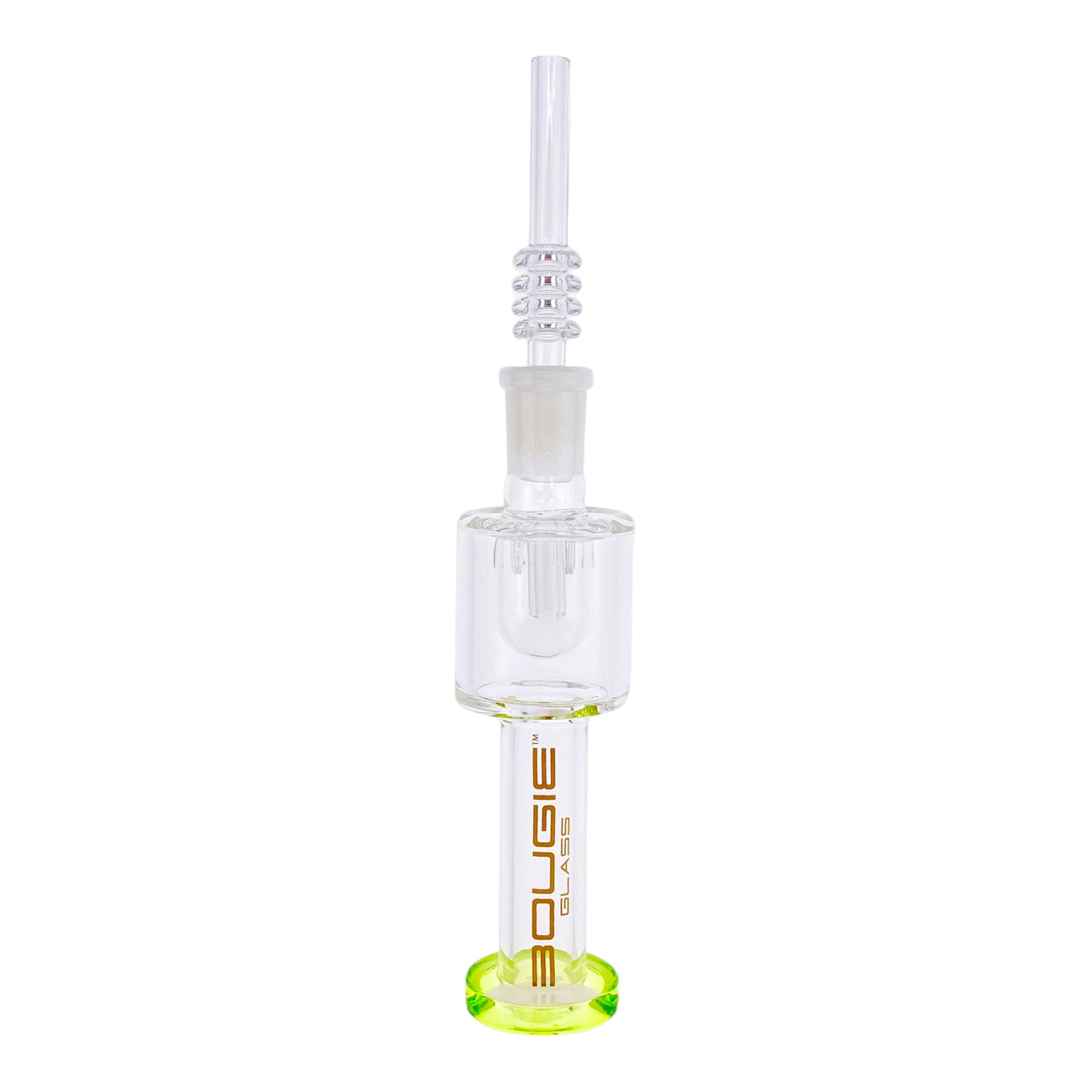 Bougie Glass Green Small Nectar Collector With Mushroom Perc