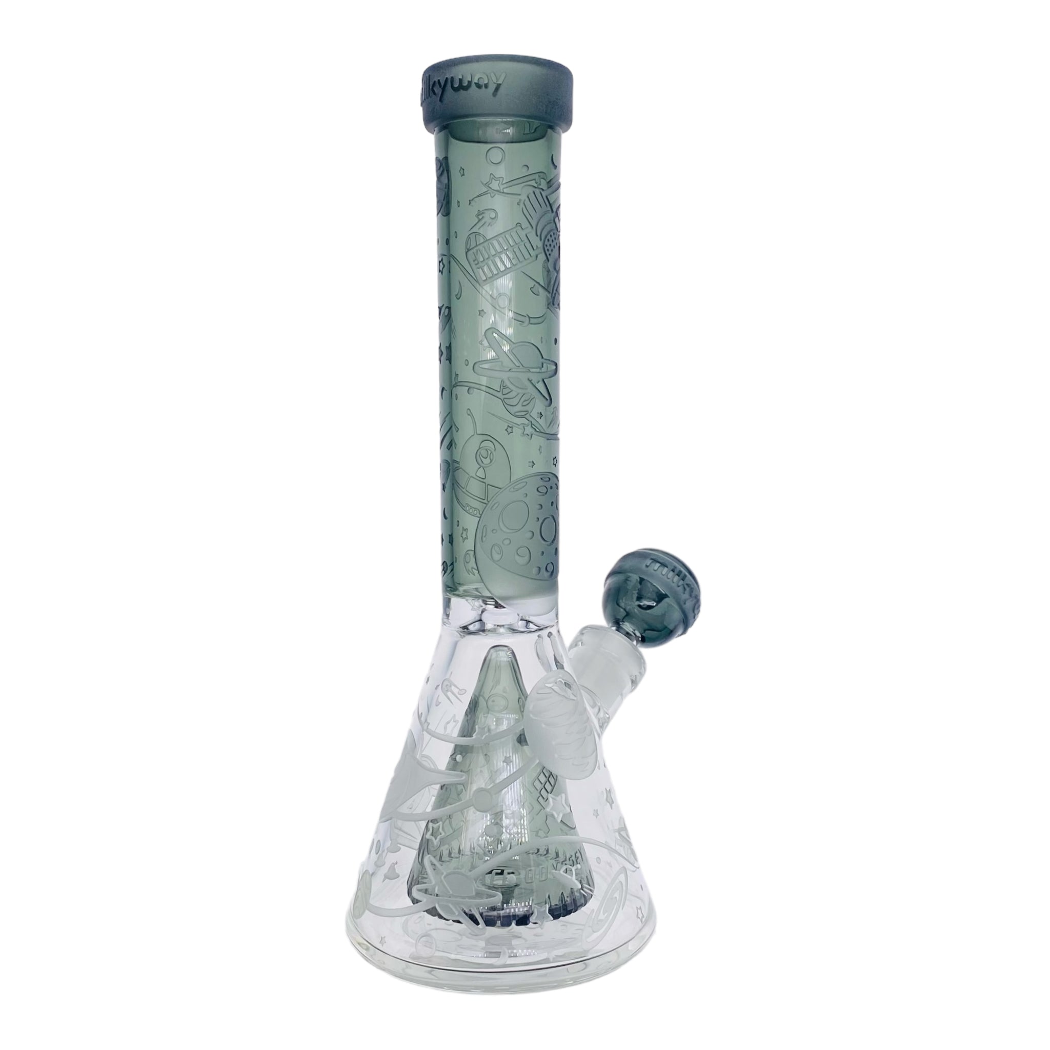Milkyway Glass - Space Odyssey In 3D 11″ Beaker Bong With Collins Perc