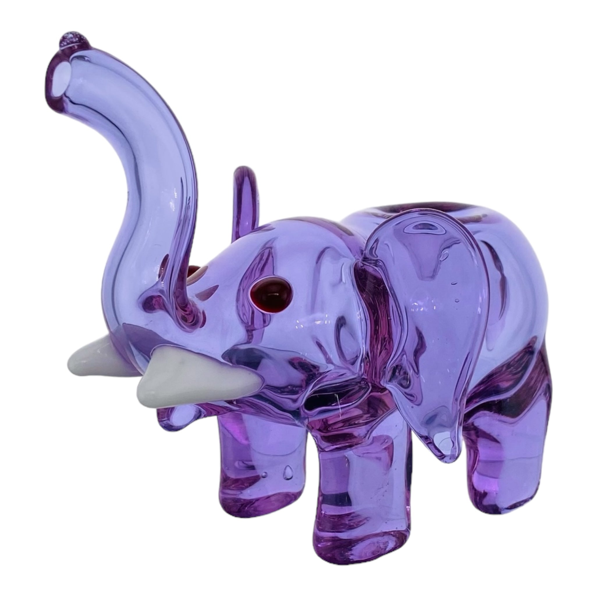 heady glass cute and girly Purple Elephant Glass Hand Pipe for sale