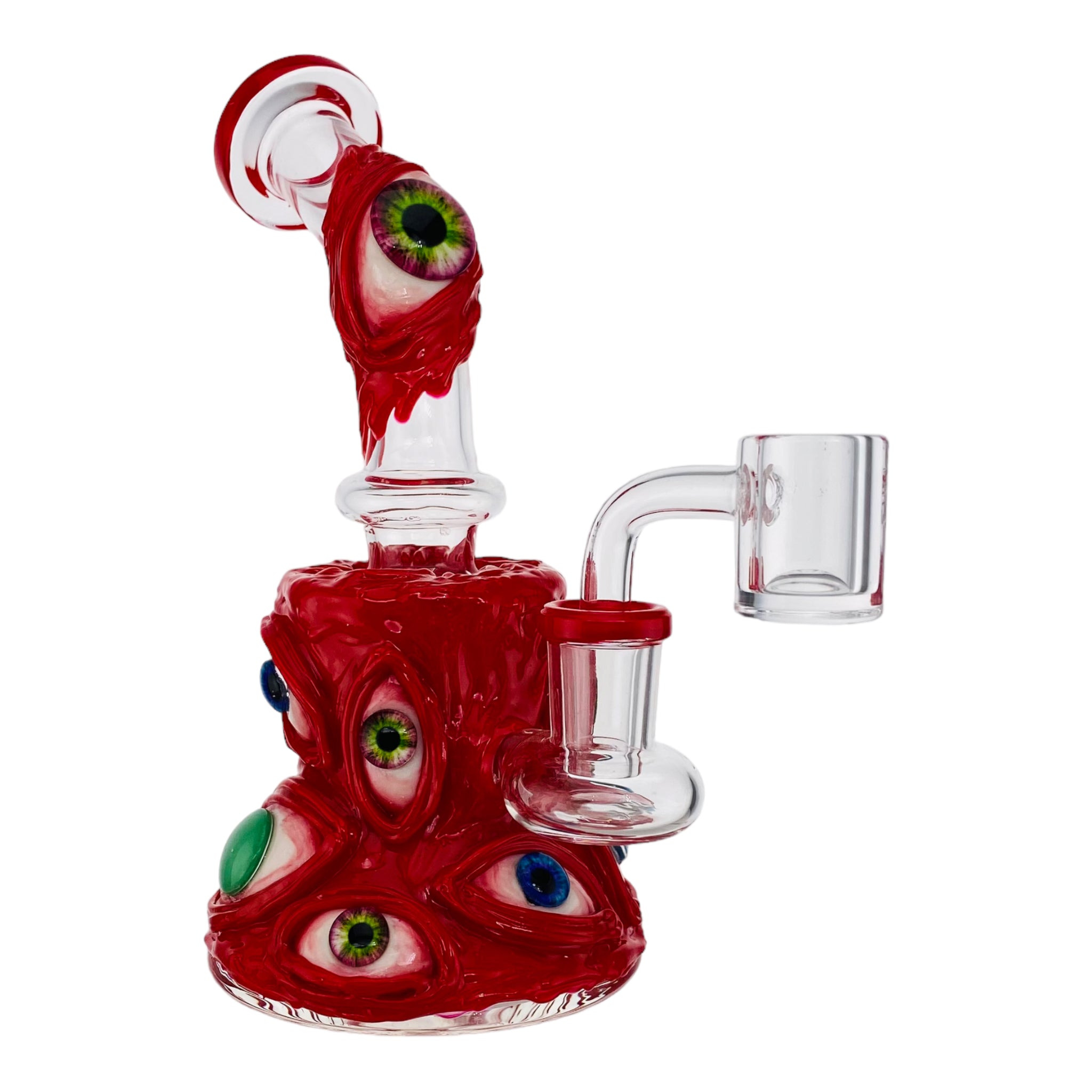 Red creepy creature with Wandering Eye Monster anime Dab Rig