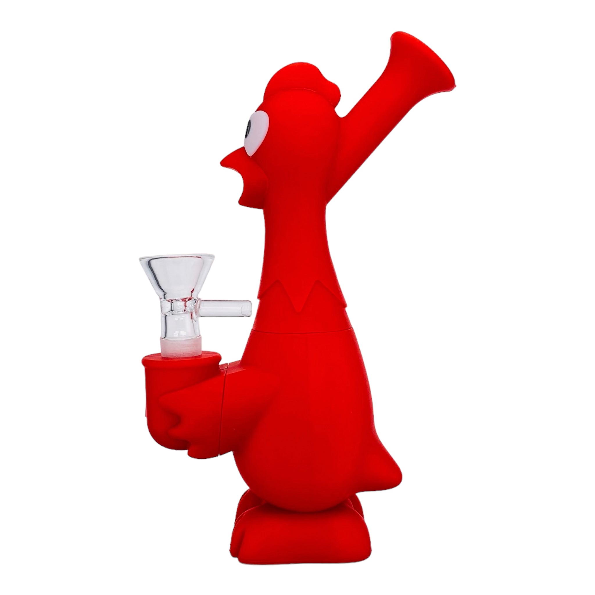 Red Rubber Chicken Silicone Bong