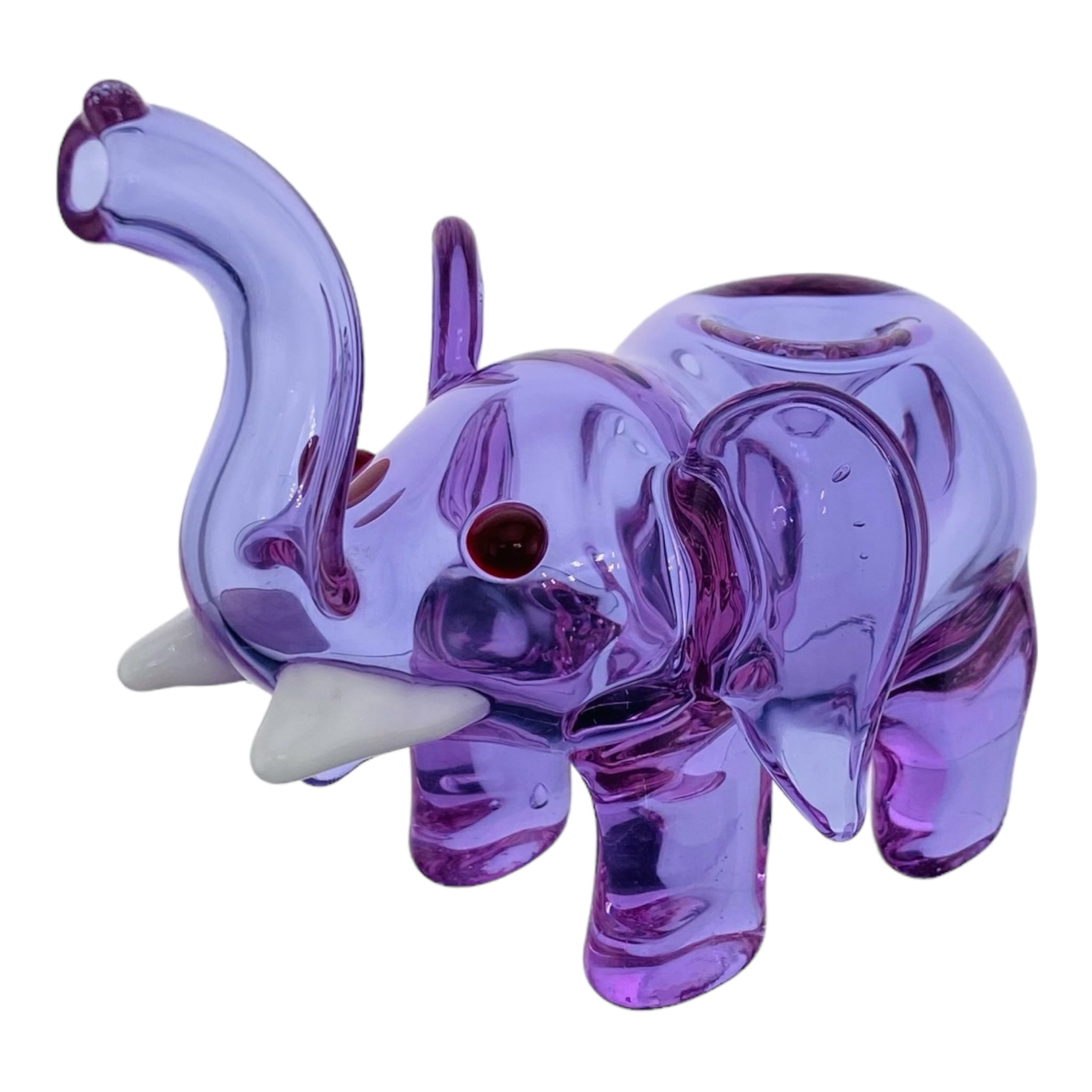 heady glass cute and girly Purple Elephant Glass Hand Pipe for sale